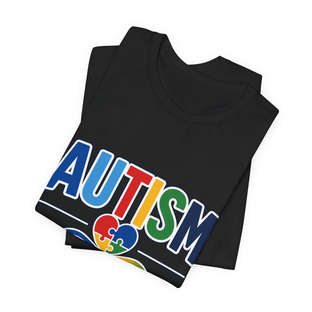 Autism Mom Shirt | Rainbow Puzzle Heart Infinity T-Shirt | Proud Autism Mom Tee | Autism Awareness & Acceptance Gift for Mothers