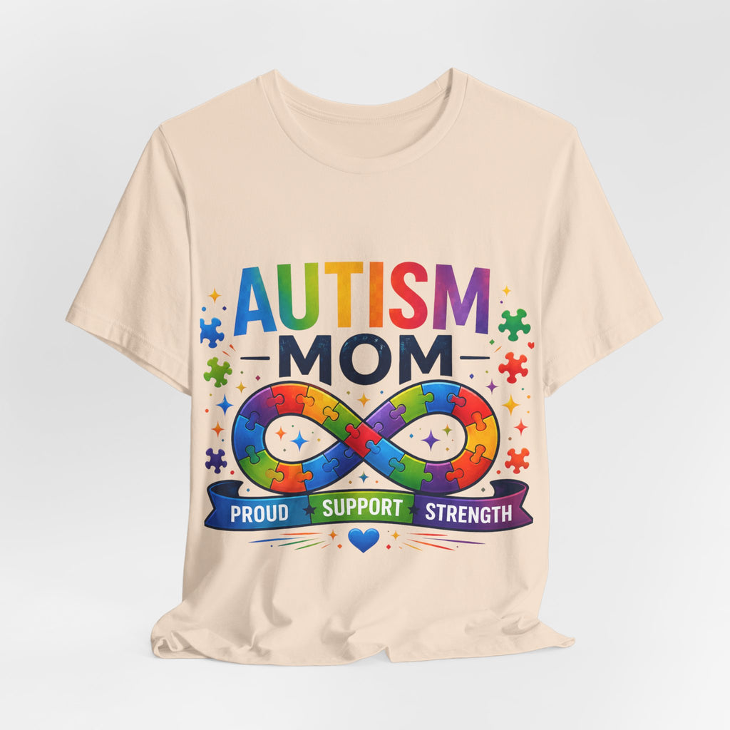 Autism Mom Shirt, Autism Infinity Ribbon Tee, Proud Autism Mom Gift, Autism Acceptance Shirt, Special Needs Mom, Inclusion Apparel