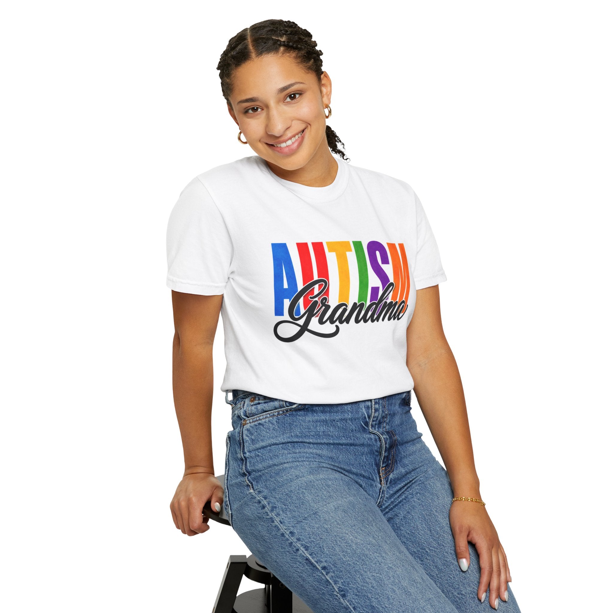 Autism Grandma Shirt Proud Autism Grandma T Shirt Autism Awareness Autism Acceptance Gift Puzzle Heart Special Needs Grandma Tee