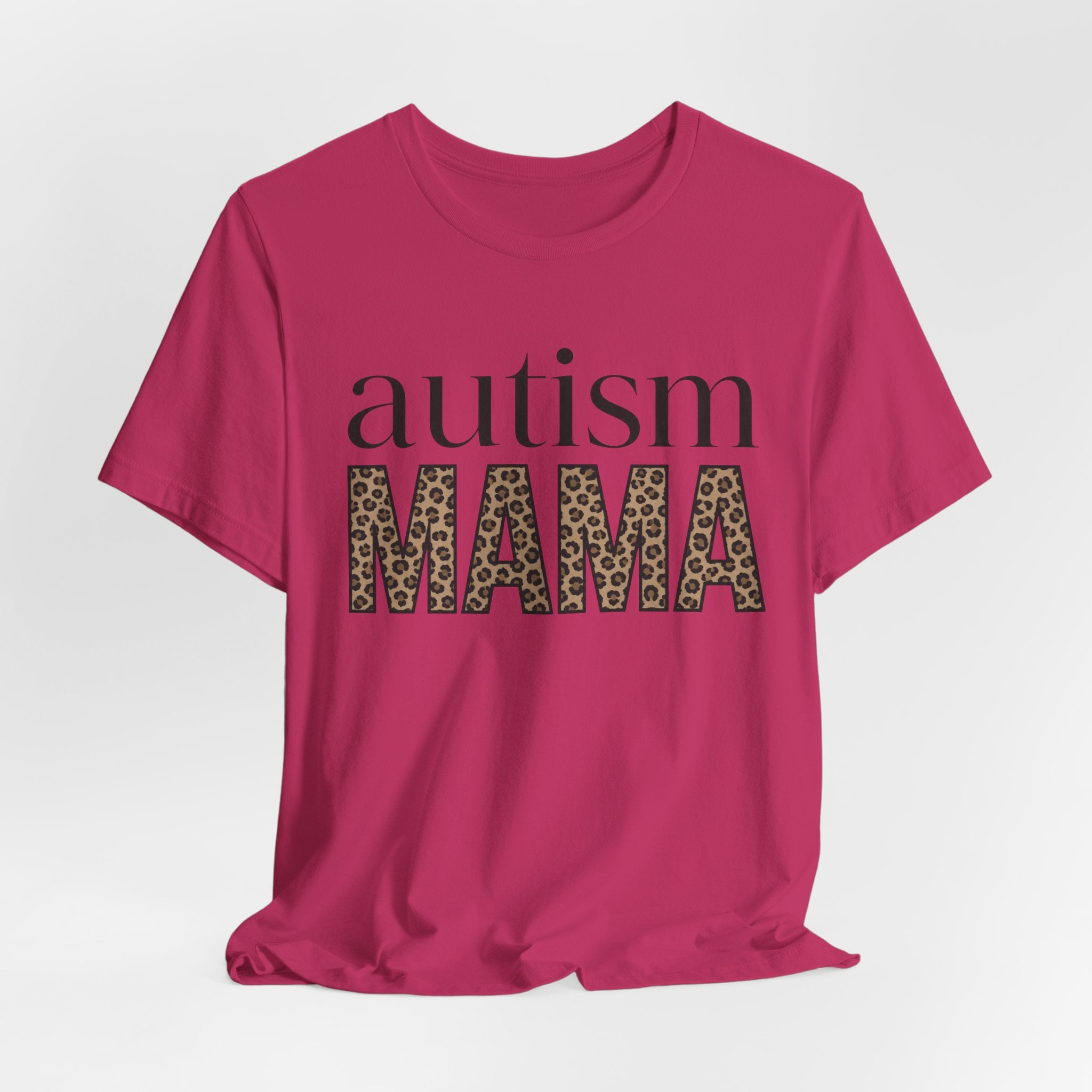 Autism MAMA Leopard Print Tee | Autism Awareness Shirt