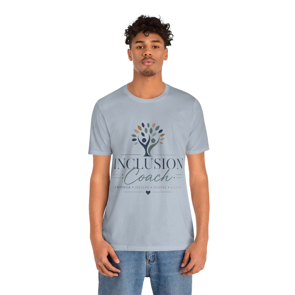 Inclusion Coach T-Shirt | Tree Logo, Empower Inclusivity, Diversity