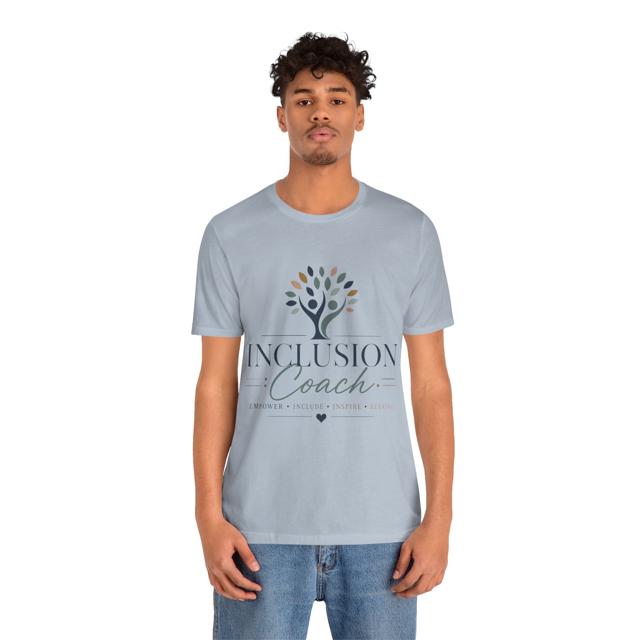 Inclusion Coach T-Shirt | Tree Logo, Empower Inclusivity, Diversity