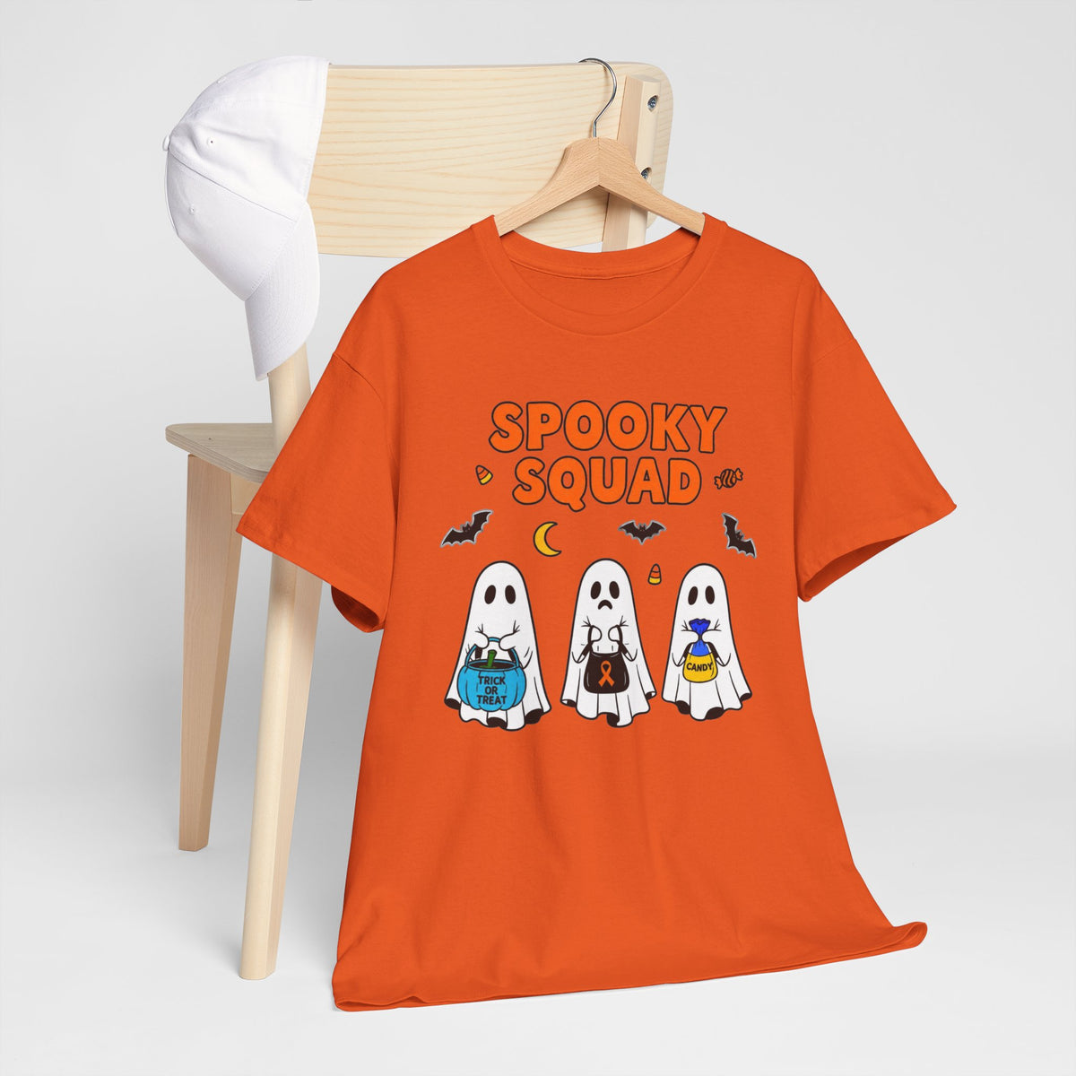 Spooky Squad Ghosts T-Shirt, Halloween Trick Or Treat Tee, Funny Halloween Family Shirt, Matching Halloween Group Costum