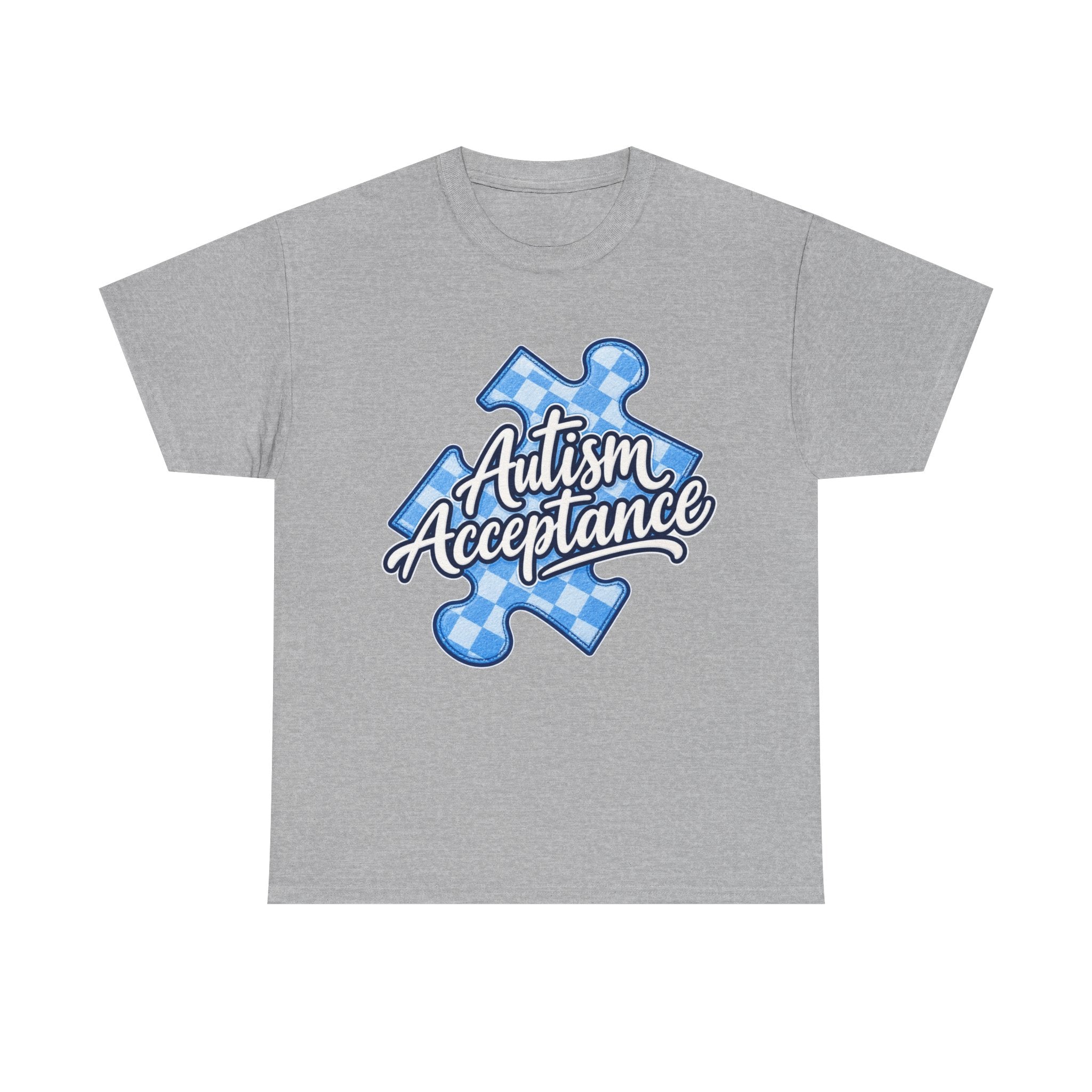 Autism Acceptance Puzzle Piece T-Shirt, Awareness Support Tee, Autism Advocate Shirt, Neurodiversity Gift, Autism Family Apparel