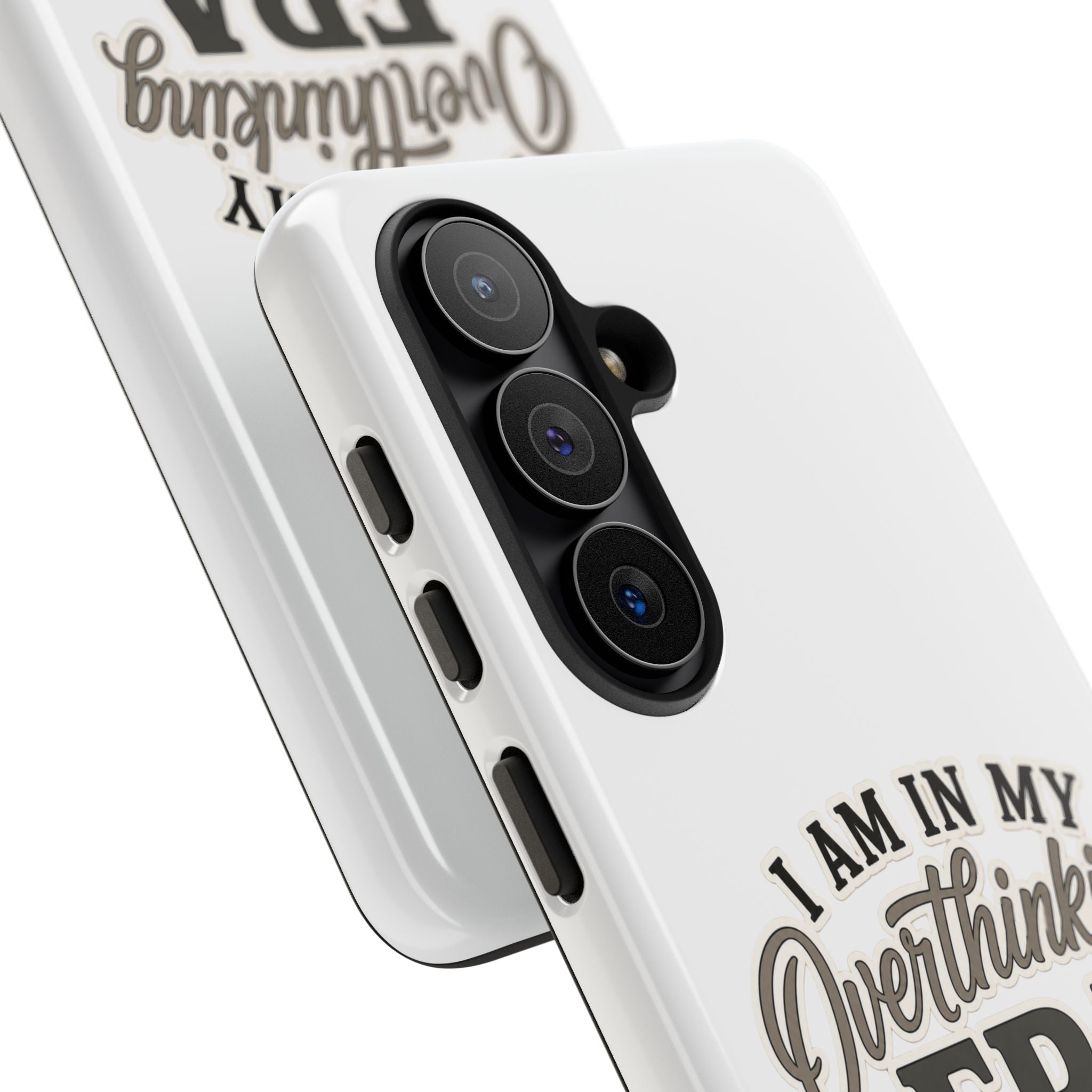 I Am In My Overthinking Era Phone Case Funny Anxiety Phone Case ADHD Tough Case Mental Health Gift Neurodivergent iPhone Samsung Case