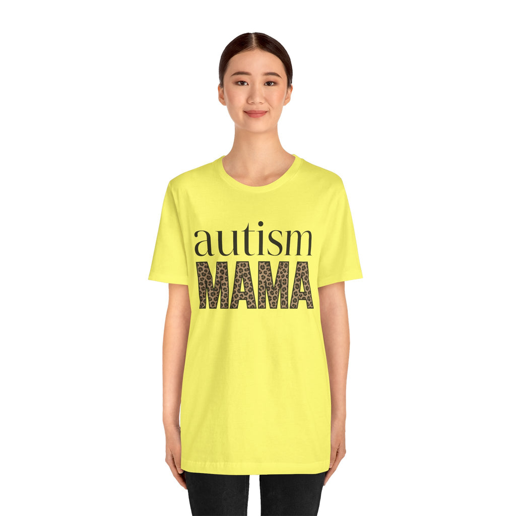 Autism MAMA Leopard Print Tee | Autism Awareness Shirt