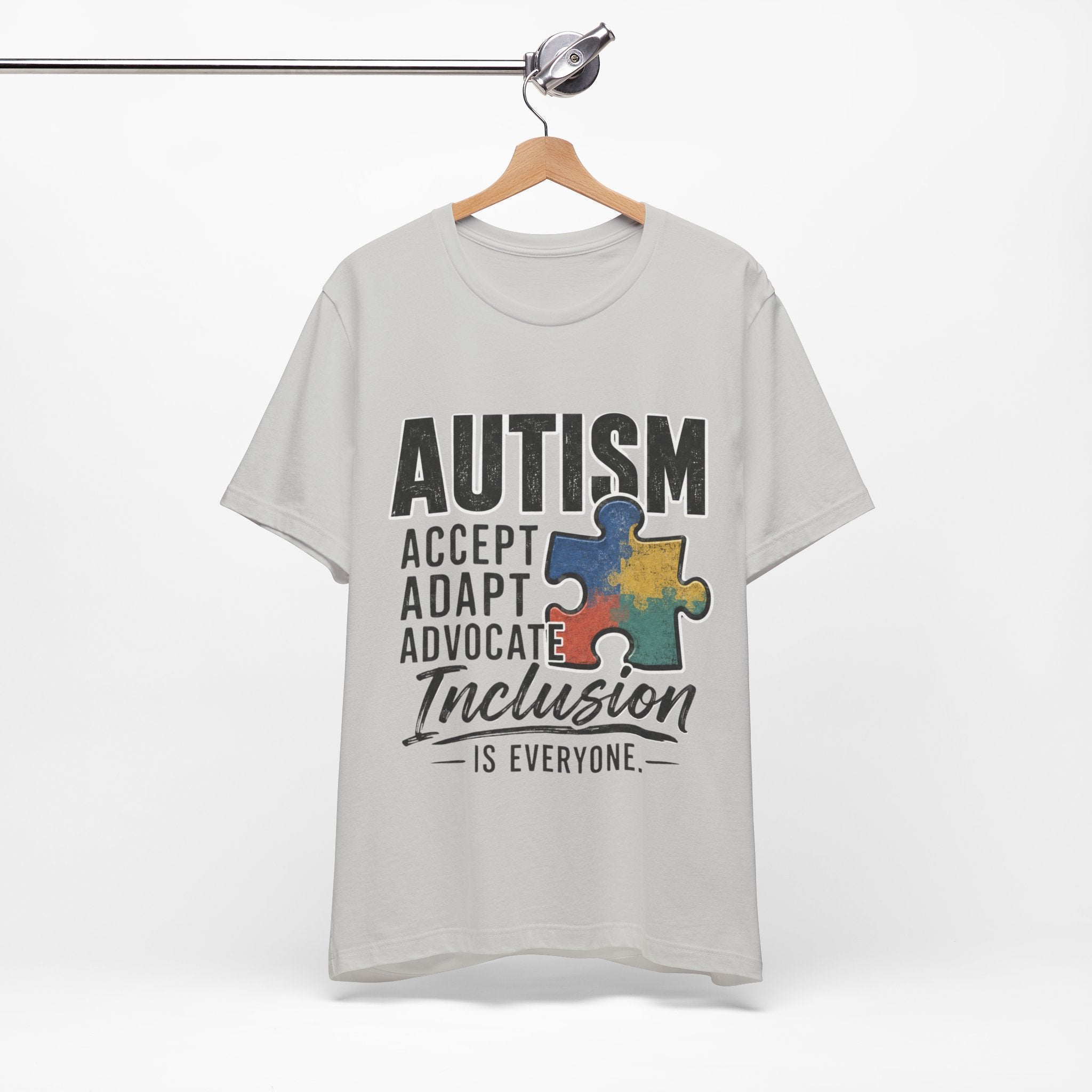 Autism Acceptance Shirt Inclusion Advocate T Shirt Puzzle Piece Tee Neurodiversity Awareness Special Needs Support Unisex Gift