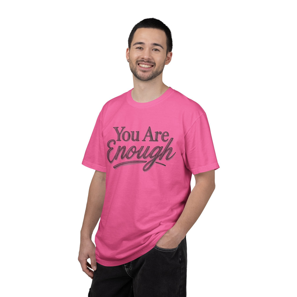 You Are Enough Shirt Inspirational T Shirt Positive Affirmation Tee Mental Health Awareness Shirt Self Love Gift Motivational Apparel