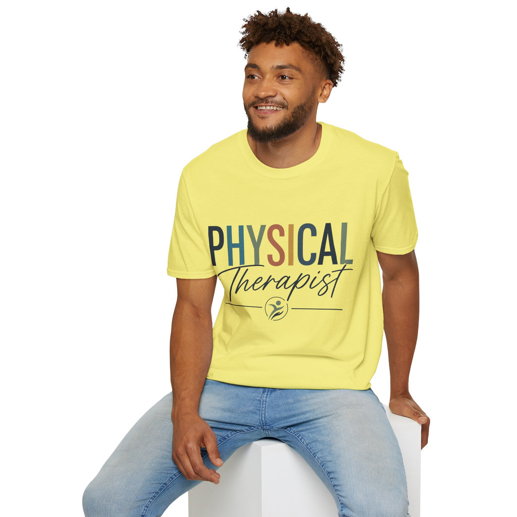Physical Therapist Shirt | PT T-Shirt | Colorful Therapy Graphic Tee | Physical Therapy Gift | Therapist Apparel | Healthcare Professional