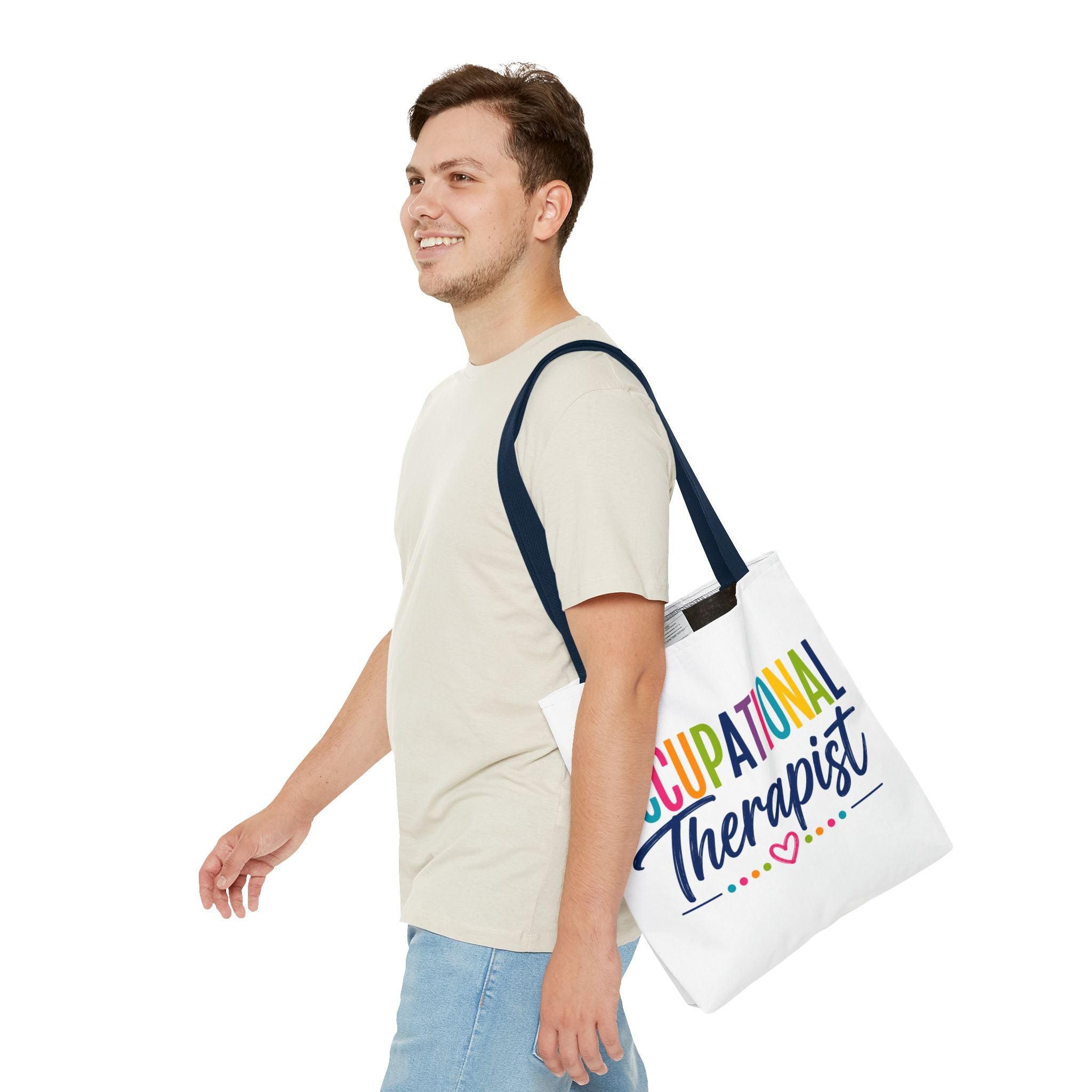 Occupational Therapist Tote Bag | Rainbow Script Healthcare Professional