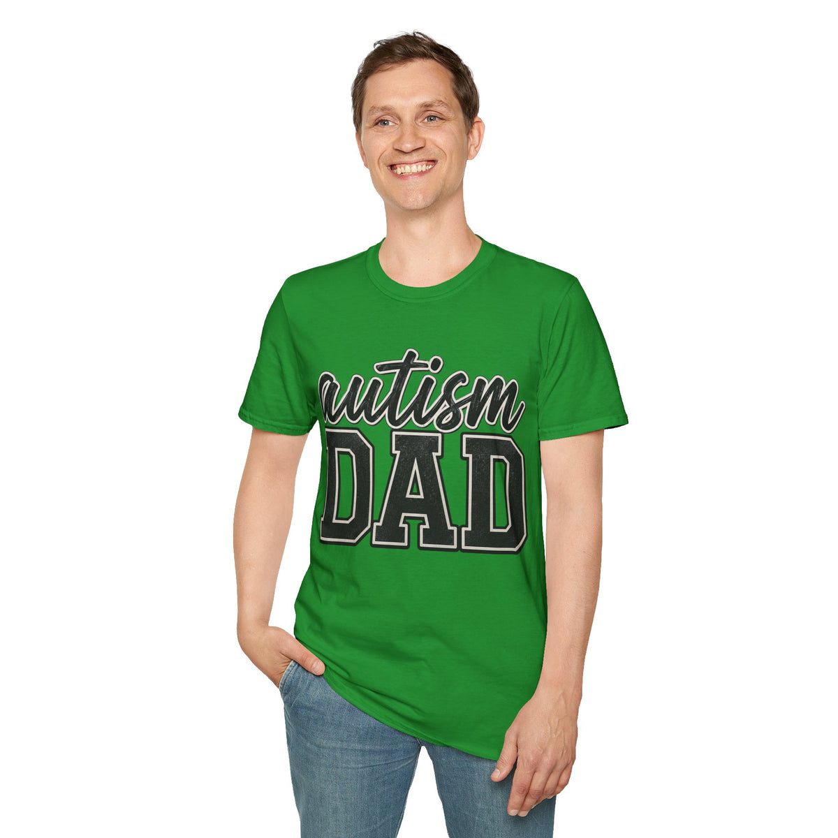 Autism Dad T-Shirt | Awareness Script and Special Needs