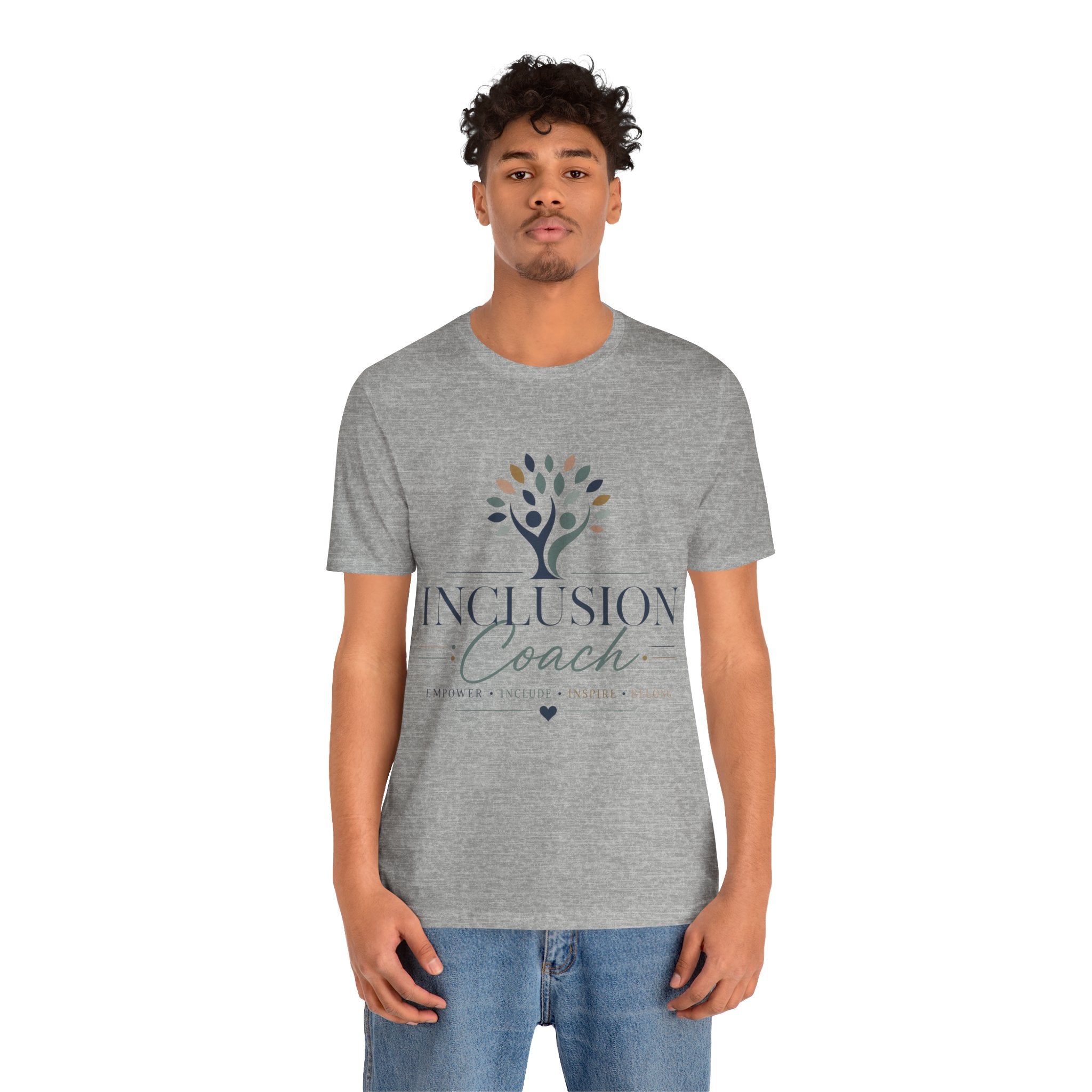 Inclusion Coach T-Shirt | Tree Logo, Empower Inclusivity, Diversity