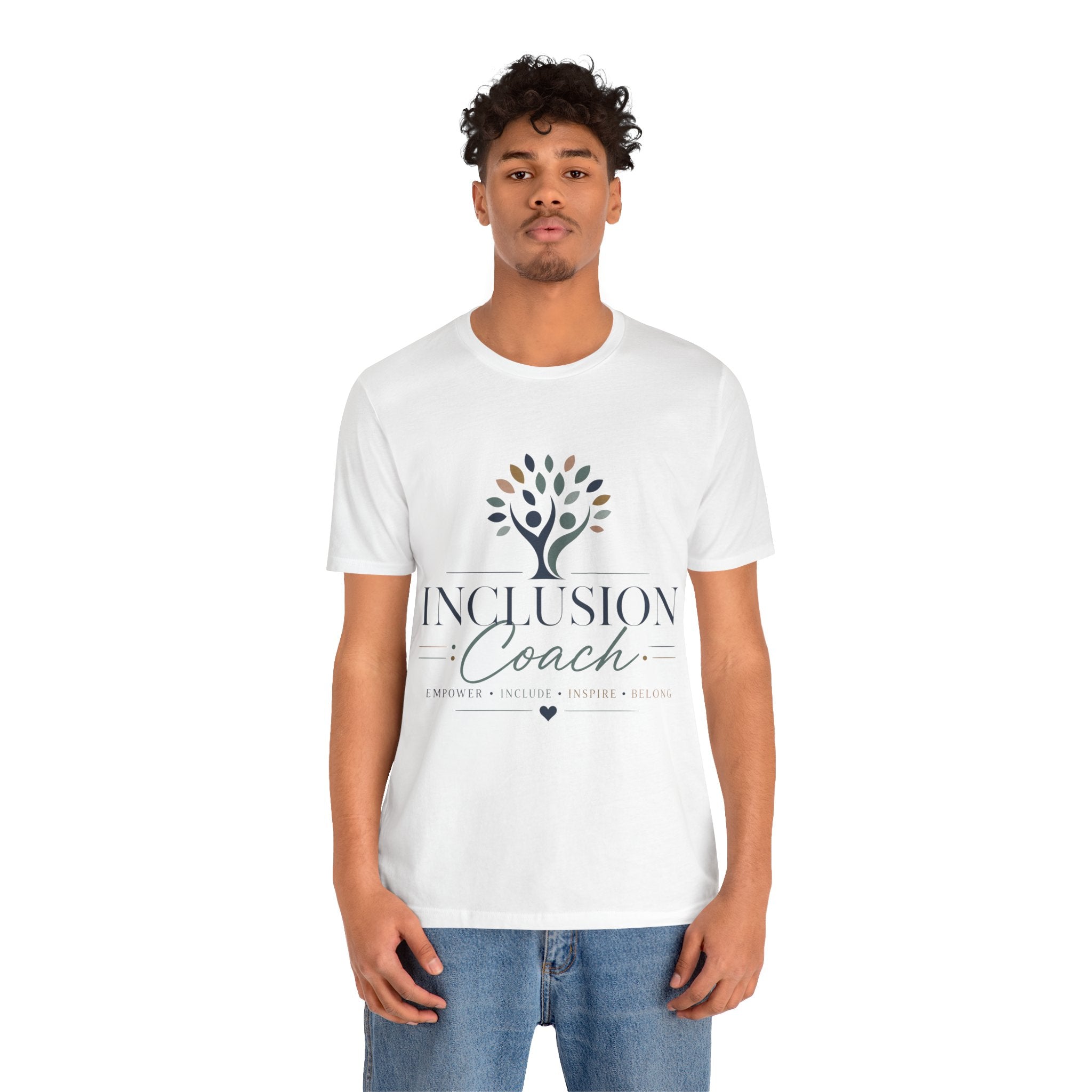 Inclusion Coach T-Shirt | Tree Logo, Empower Inclusivity, Diversity