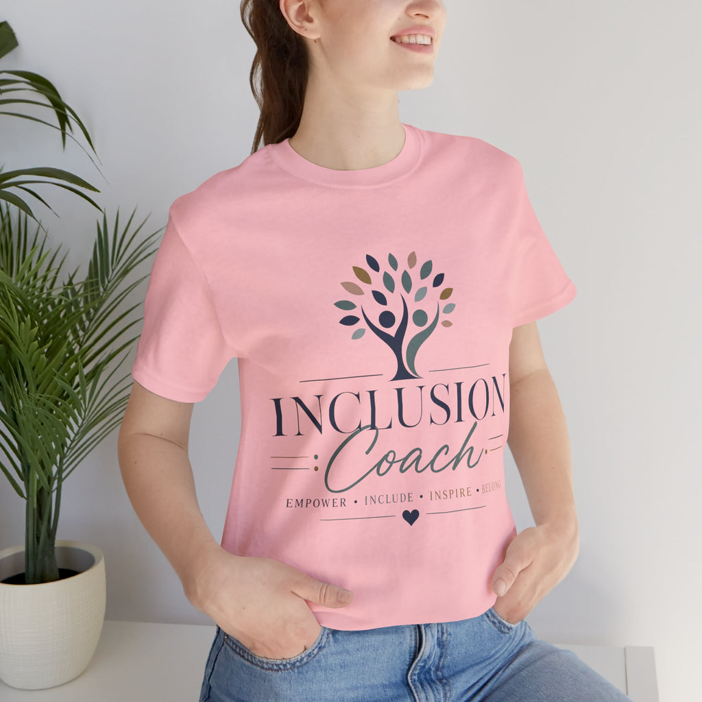 Inclusion Coach T-Shirt | Tree Logo, Empower Inclusivity, Diversity