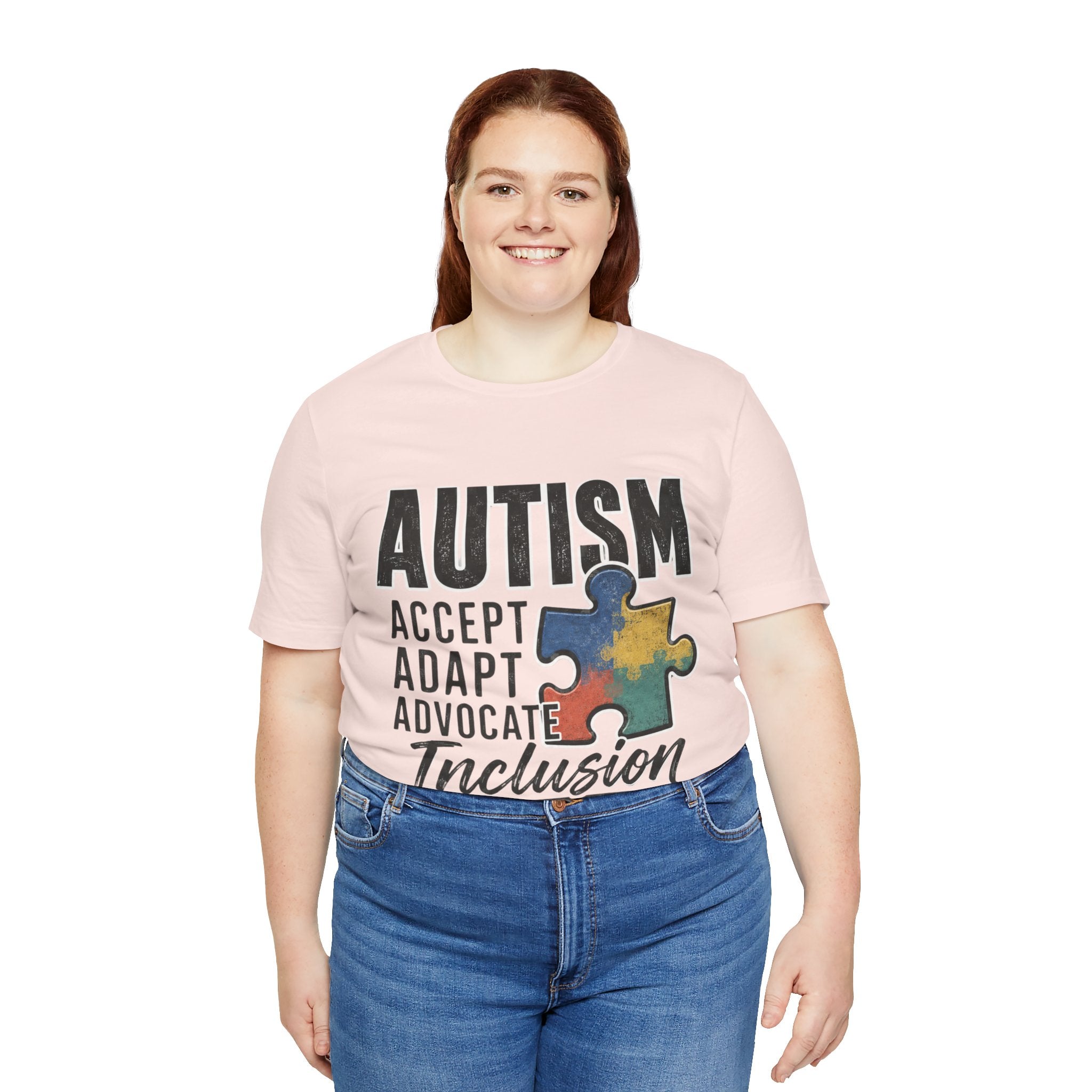 Autism Acceptance Shirt Inclusion Advocate T Shirt Puzzle Piece Tee Neurodiversity Awareness Special Needs Support Unisex Gift