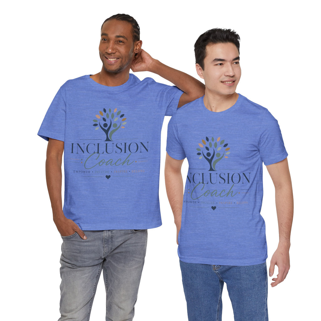 Inclusion Coach T-Shirt | Tree Logo, Empower Inclusivity, Diversity