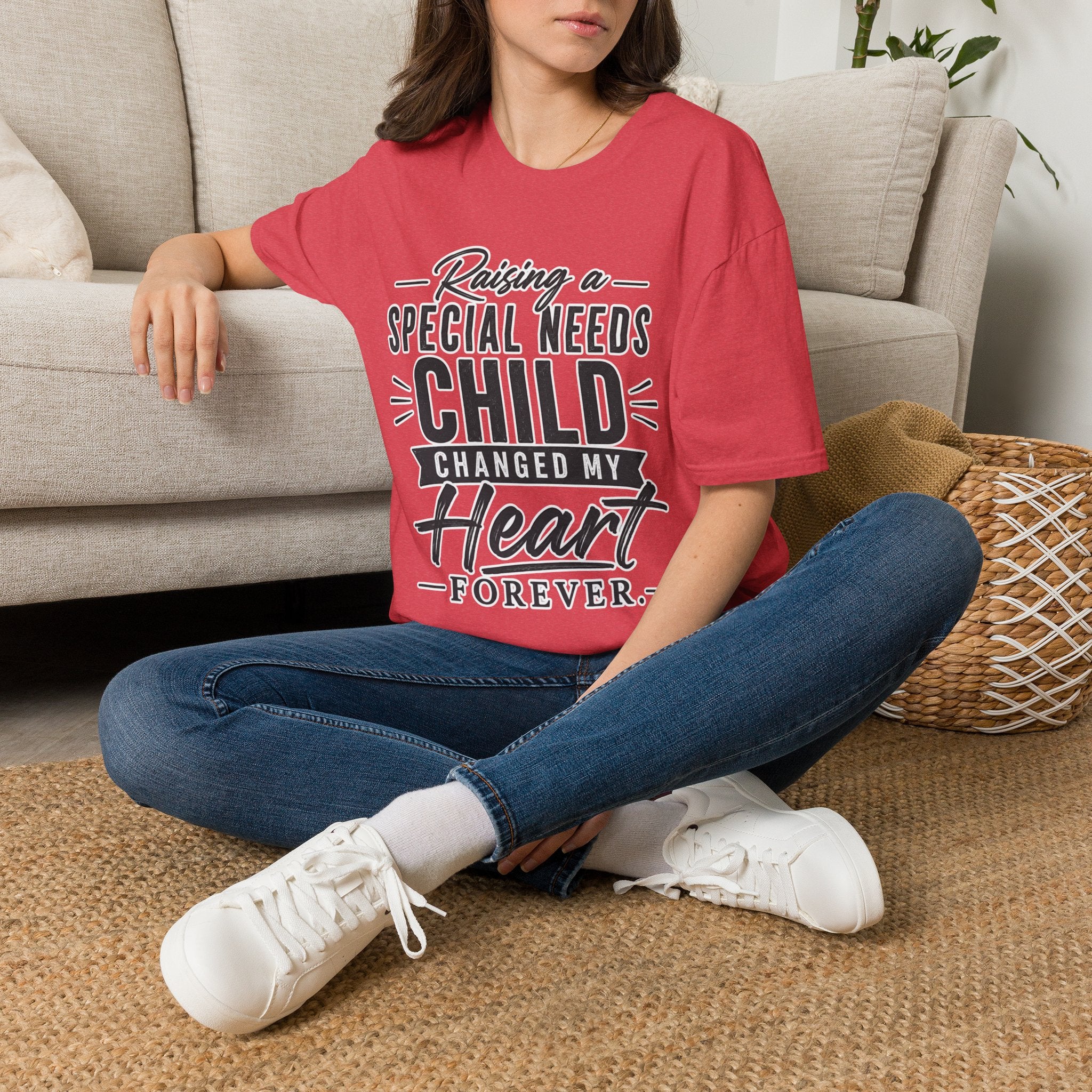 Raising a Special Needs Child T-Shirt — Supportive Special Needs Parent Awareness Tee
