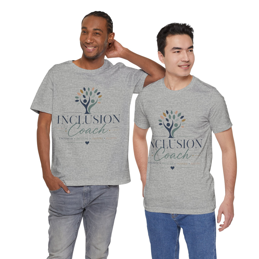Inclusion Coach T-Shirt | Tree Logo, Empower Inclusivity, Diversity