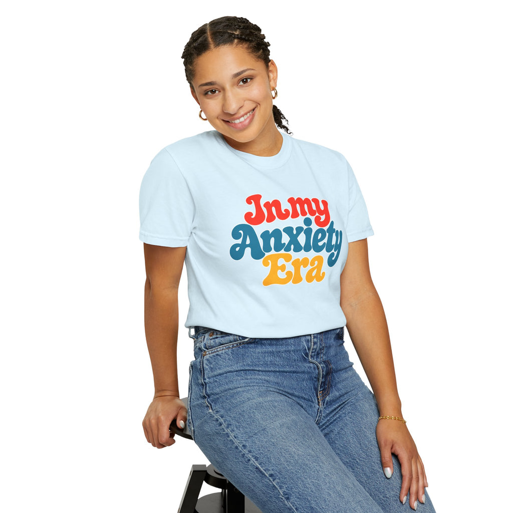 I Am In My Anxiety Era Shirt Anxiety Awareness T Shirt Mental Health Tee Cute Pastel Graphic Shirt Self Care Gift Unisex Apparel