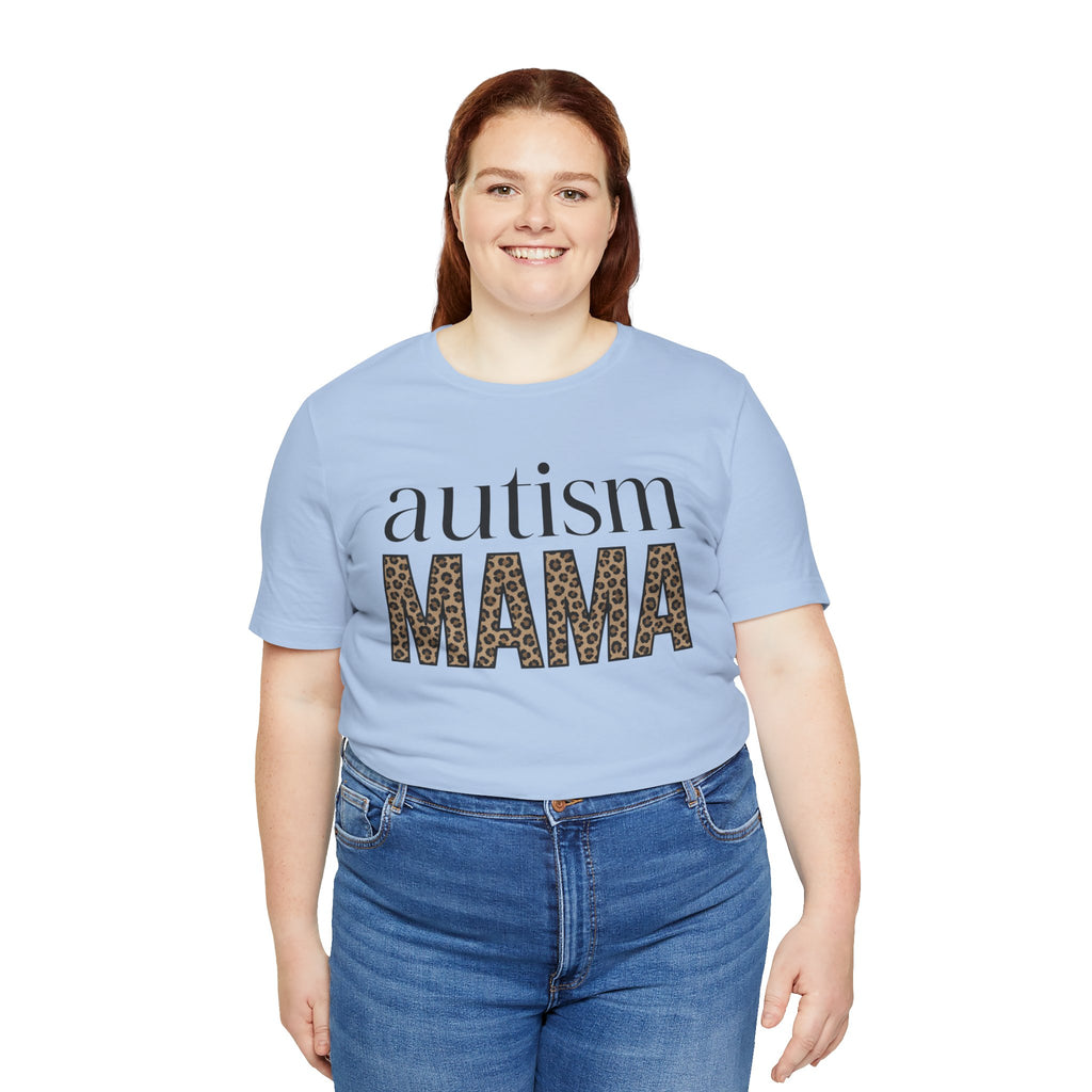 Autism MAMA Leopard Print Tee | Autism Awareness Shirt