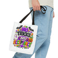 No Tricks Just Acceptance Tote Bag, Halloween Autism Awareness Bag, Autism Acceptance Canvas Tote, Inclusive Halloween Gift