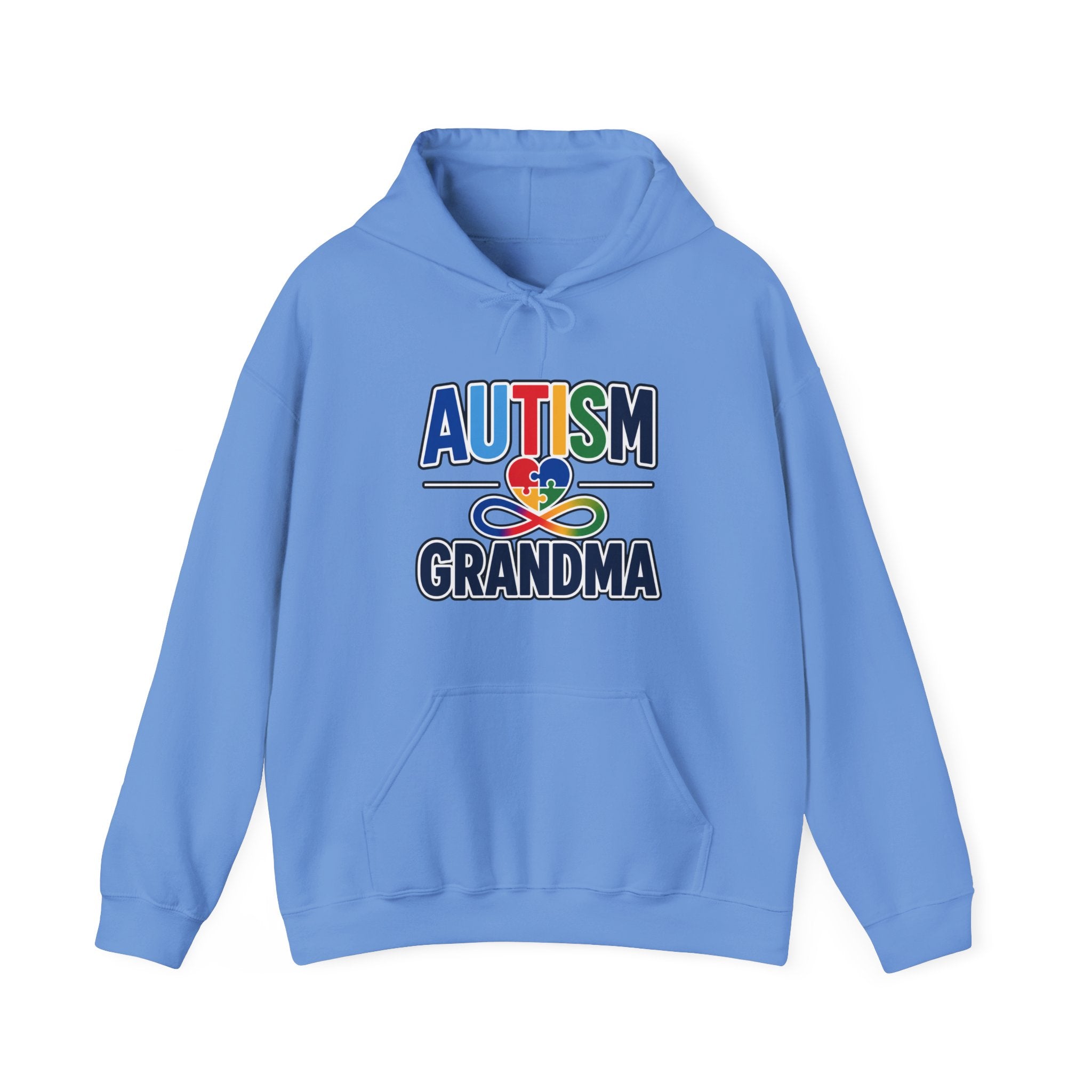 Autism Grandma Hoodie | Puzzle Heart Infinity Sweatshirt | Proud Autism Grandma Gift | Autism Awareness & Acceptance Hoodie