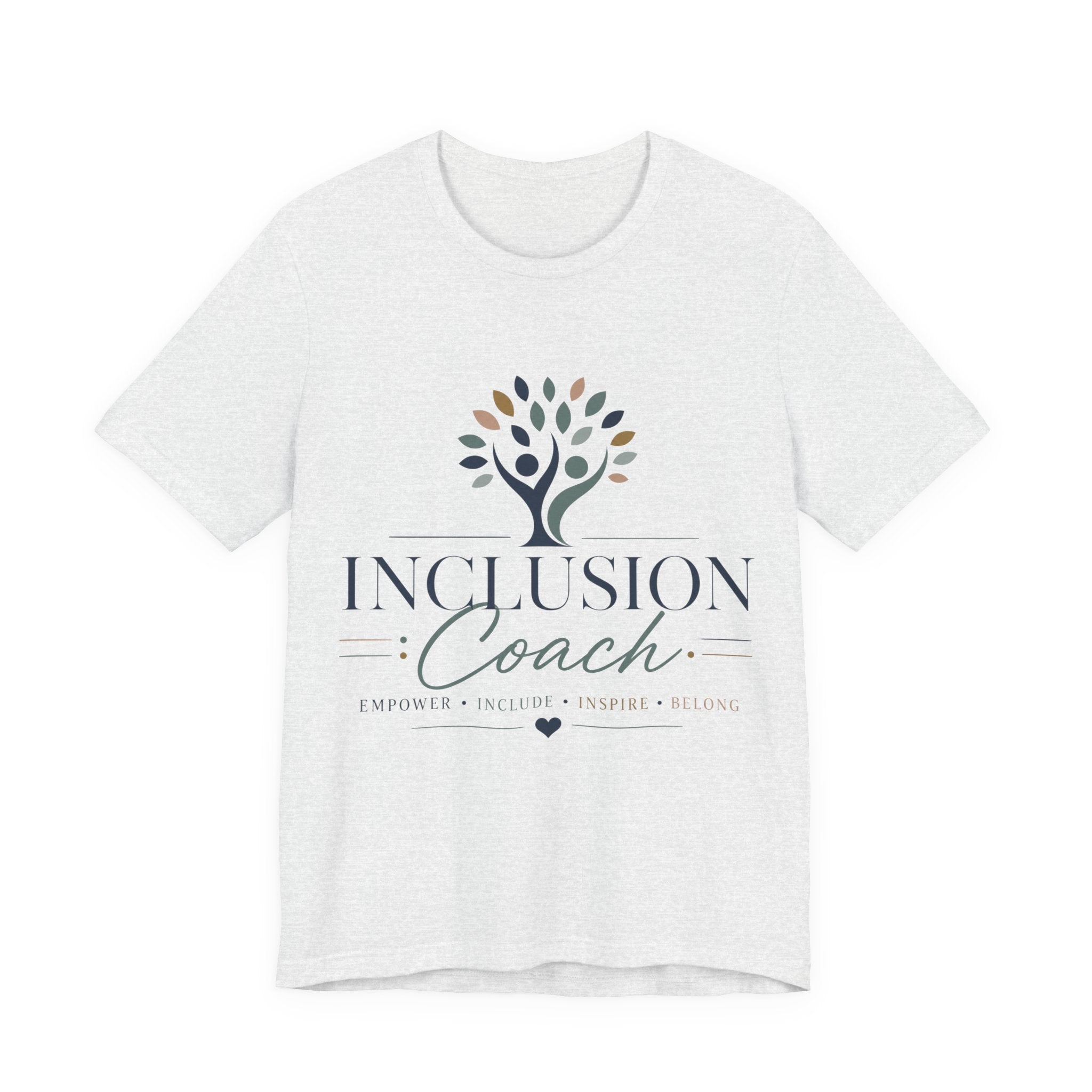 Inclusion Coach T-Shirt | Tree Logo, Empower Inclusivity, Diversity
