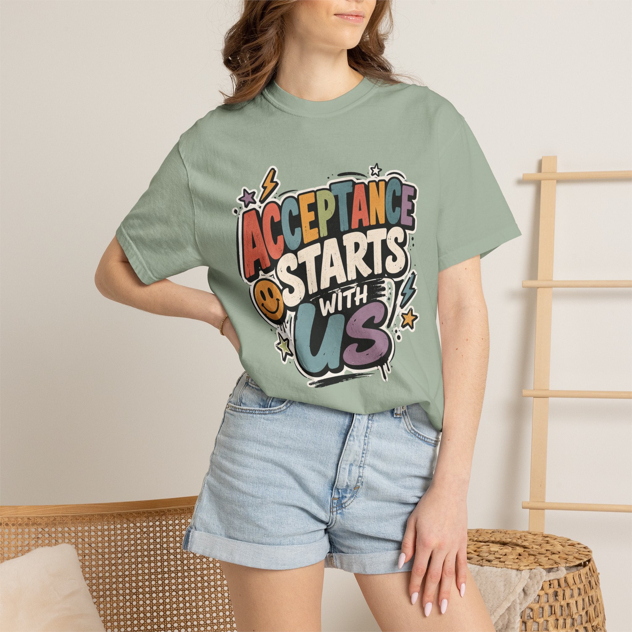 Autism Acceptance Shirt | Puzzle Heart Autism Awareness Shirt, Neurodiversity Inclusion Advocate Gift