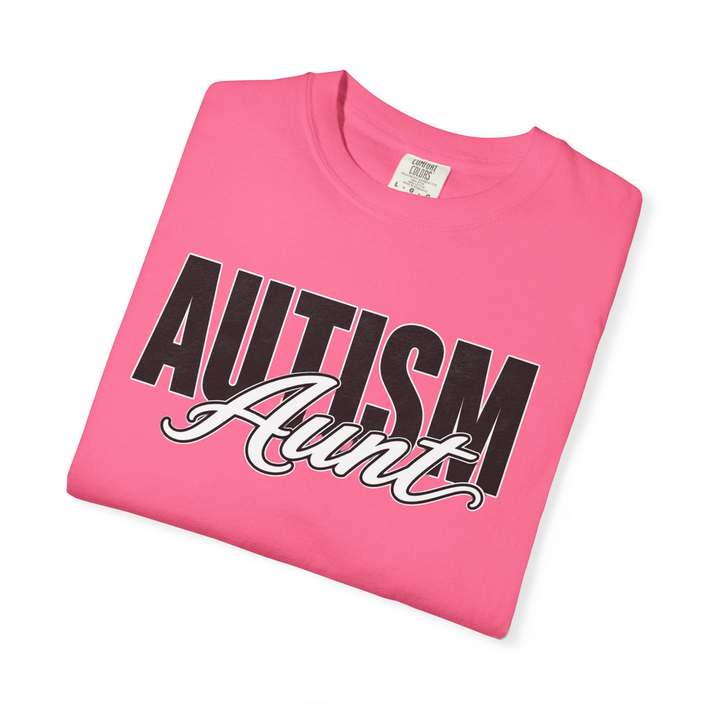 Autism Aunt Shirt Proud Autism Aunt T Shirt Autism Awareness Autism Acceptance Gift Puzzle Heart Special Needs Family Tee