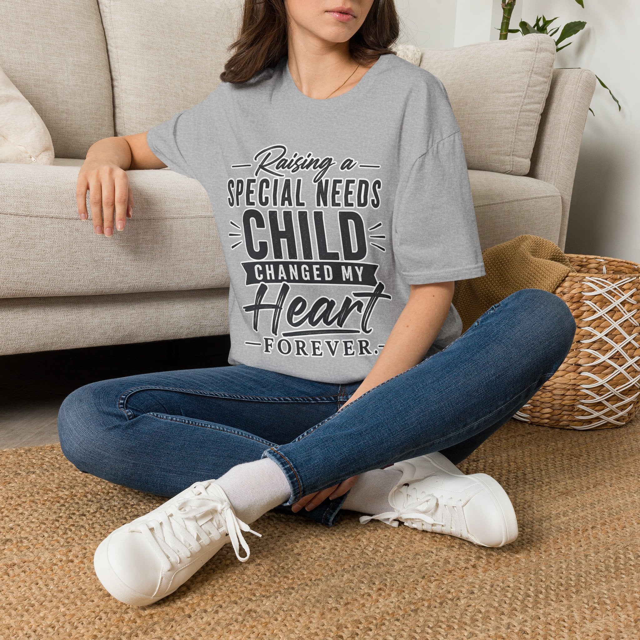 Raising a Special Needs Child T-Shirt — Supportive Special Needs Parent Awareness Tee