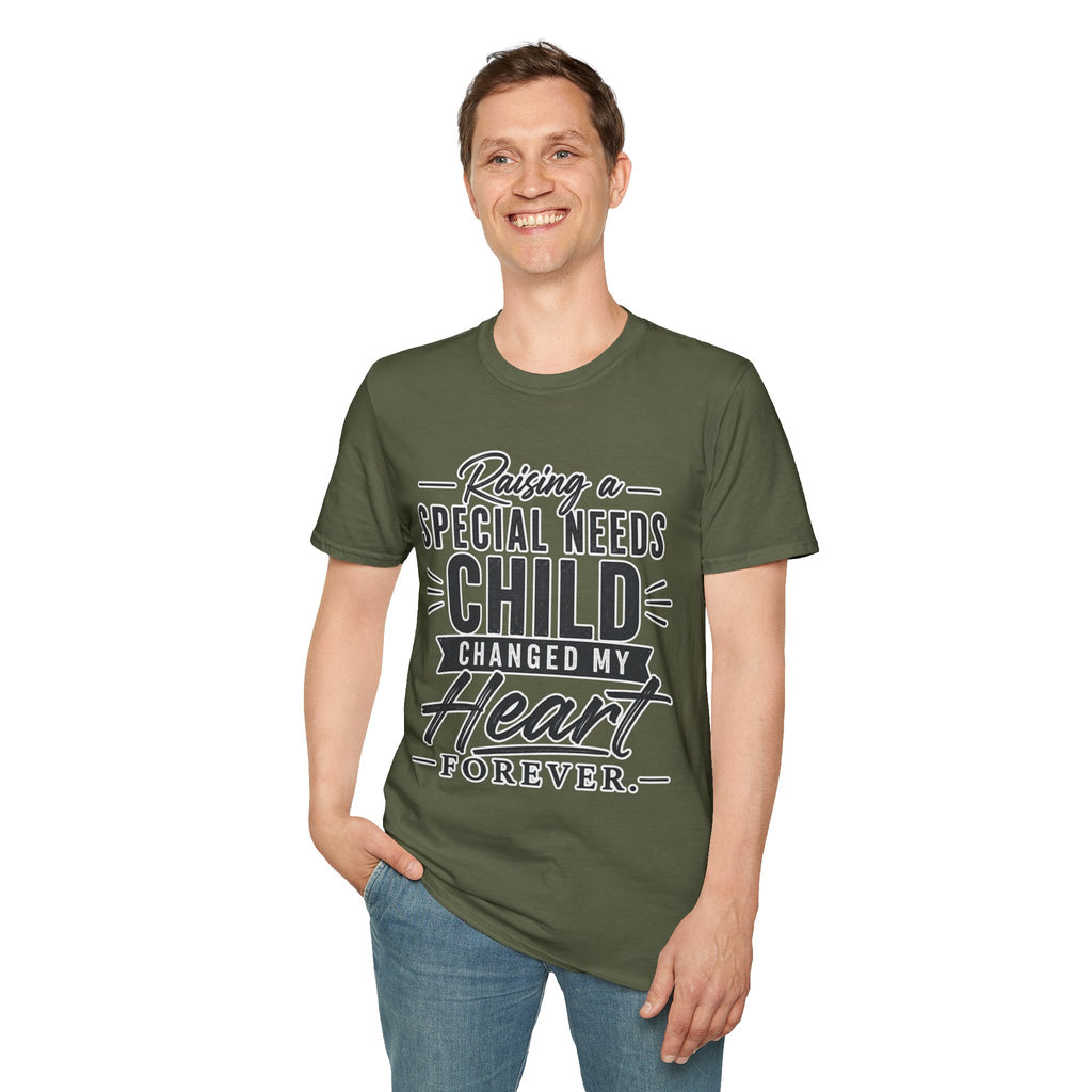 Raising a Special Needs Child T-Shirt — Supportive Special Needs Parent Awareness Tee