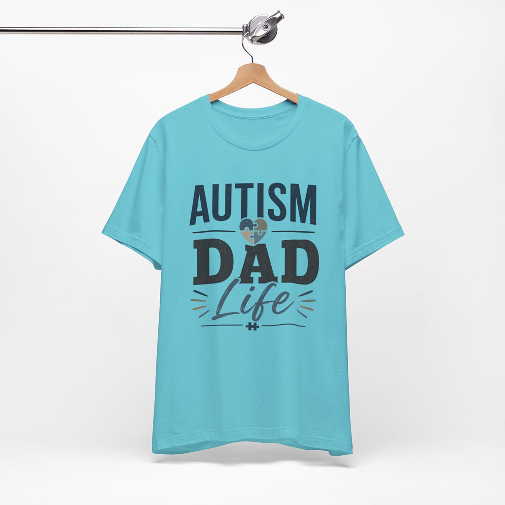 Autism Dad Life Shirt Autism Dad T Shirt Proud Autism Father Gift Autism Awareness Shirt Special Needs Dad Tee Puzzle Heart Design