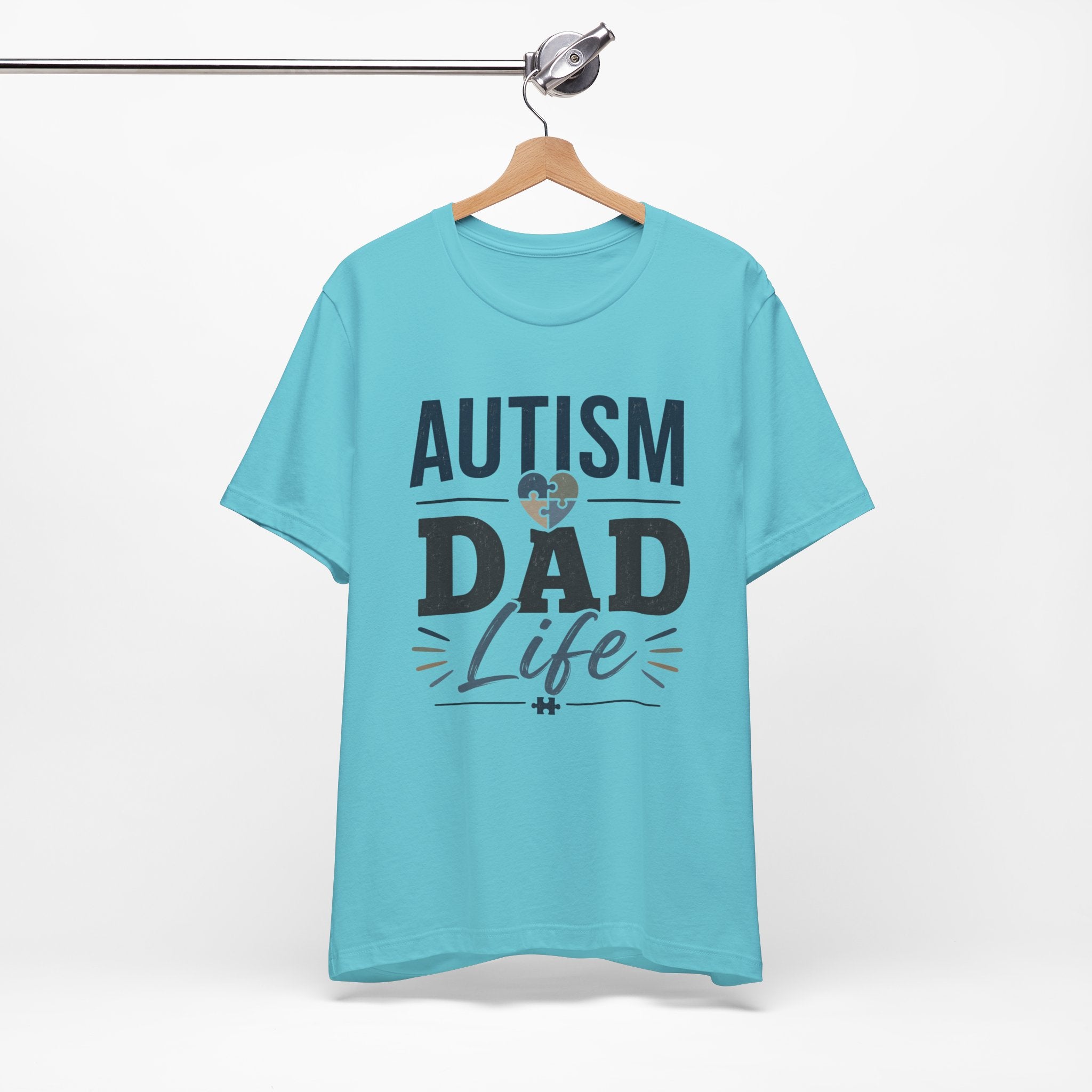Autism Dad Life Shirt Autism Dad T Shirt Proud Autism Father Gift Autism Awareness Shirt Special Needs Dad Tee Puzzle Heart Design