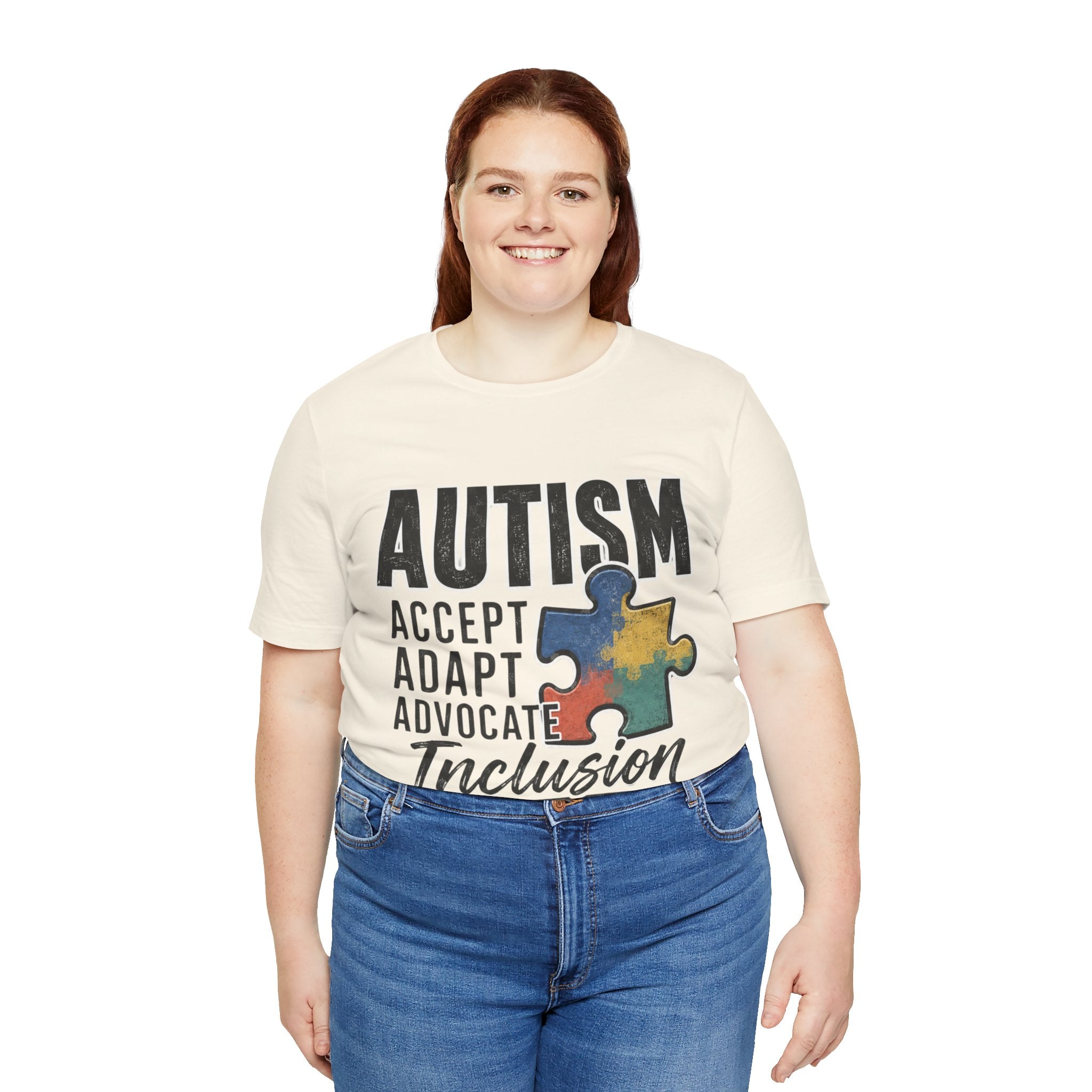 Autism Acceptance Shirt Inclusion Advocate T Shirt Puzzle Piece Tee Neurodiversity Awareness Special Needs Support Unisex Gift
