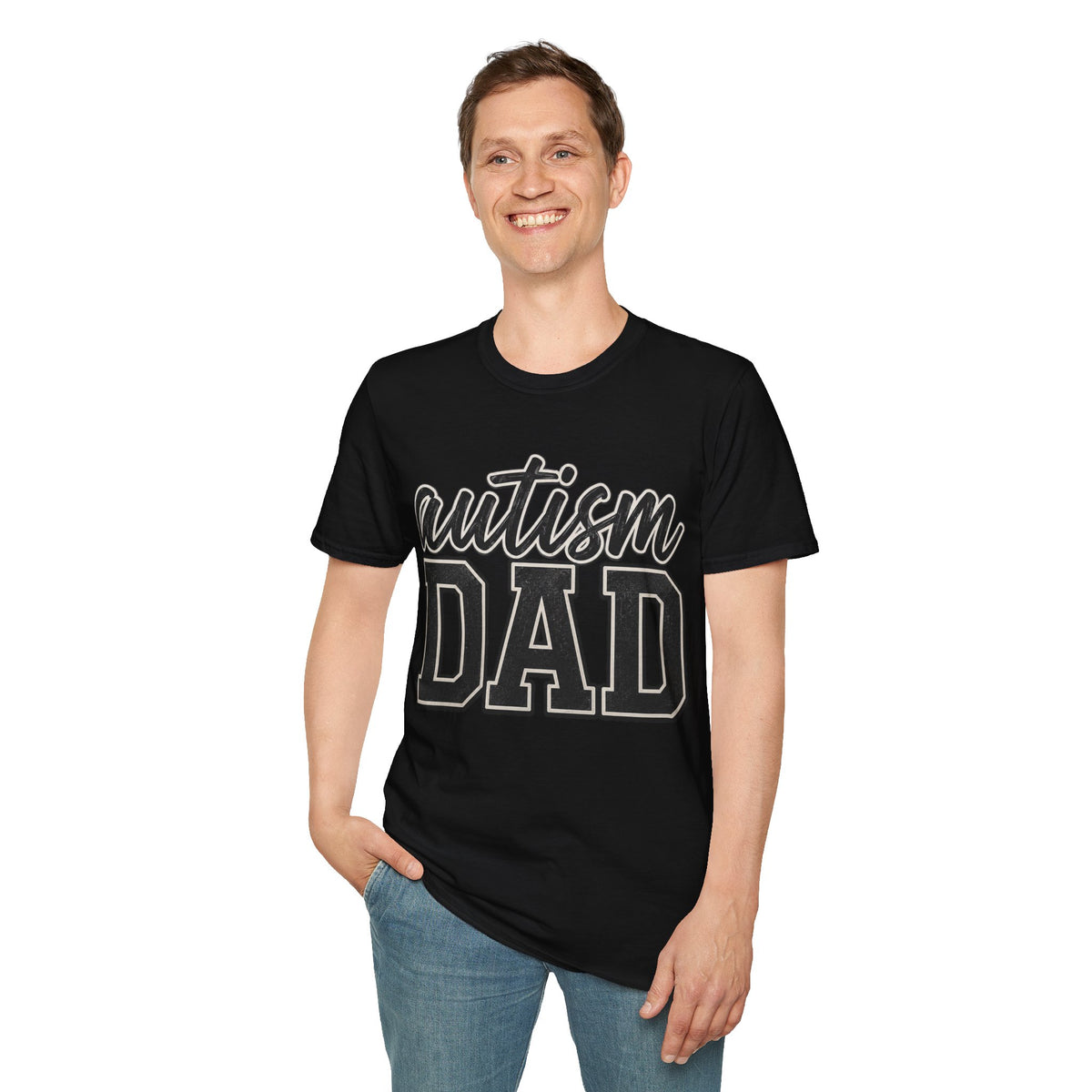 Autism Dad T-Shirt | Awareness Script and Special Needs