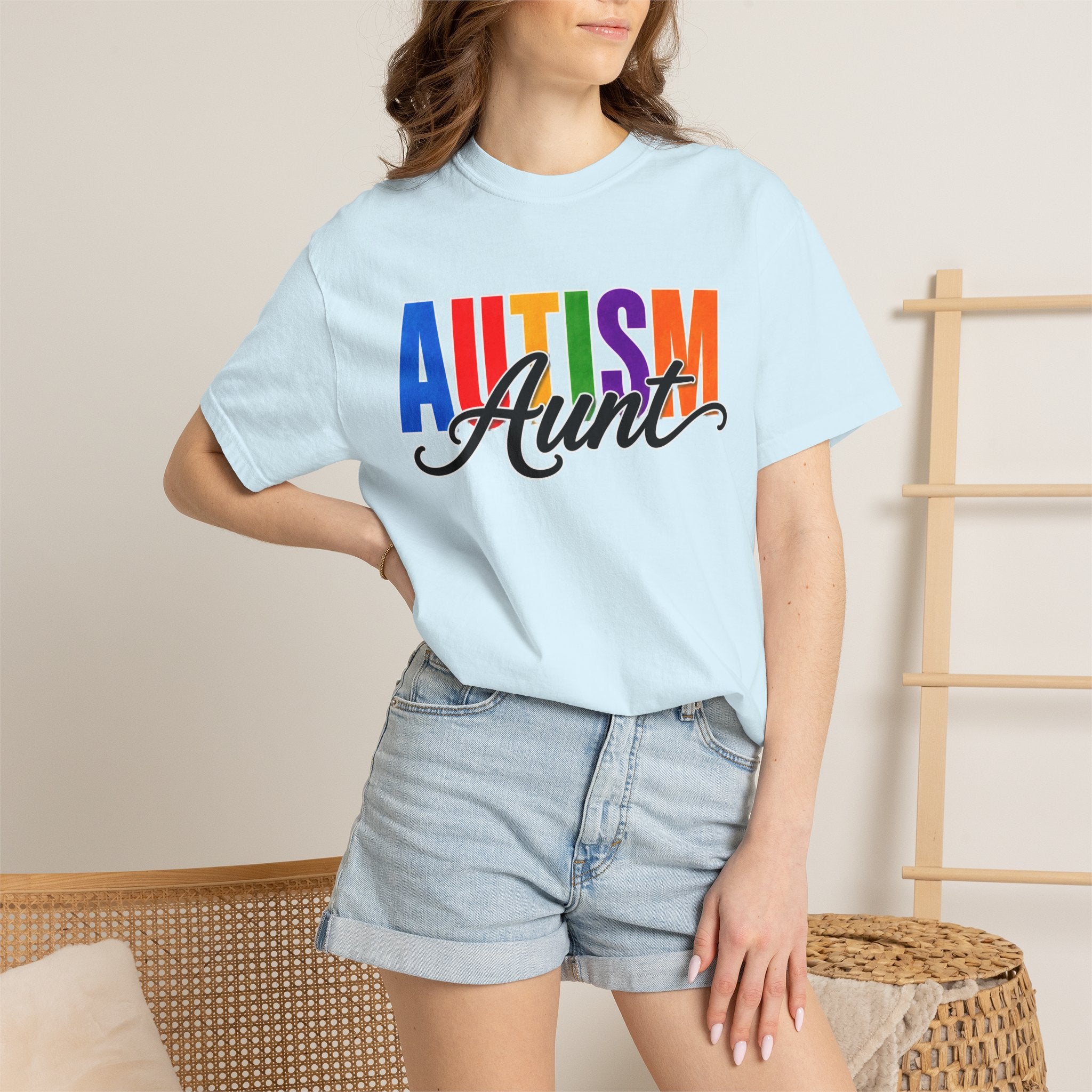 Autism Aunt Shirt Proud Autism Aunt T Shirt Autism Awareness Autism Acceptance Gift Puzzle Heart Special Needs Family Tee
