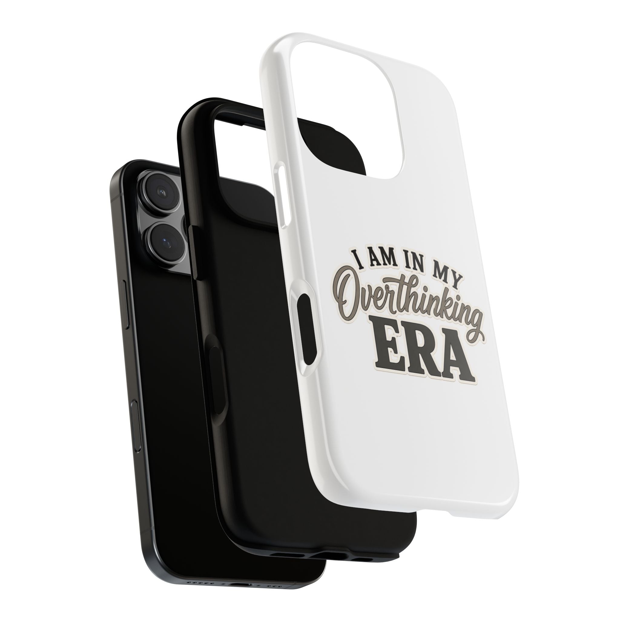 I Am In My Overthinking Era Phone Case Funny Anxiety Phone Case ADHD Tough Case Mental Health Gift Neurodivergent iPhone Samsung Case