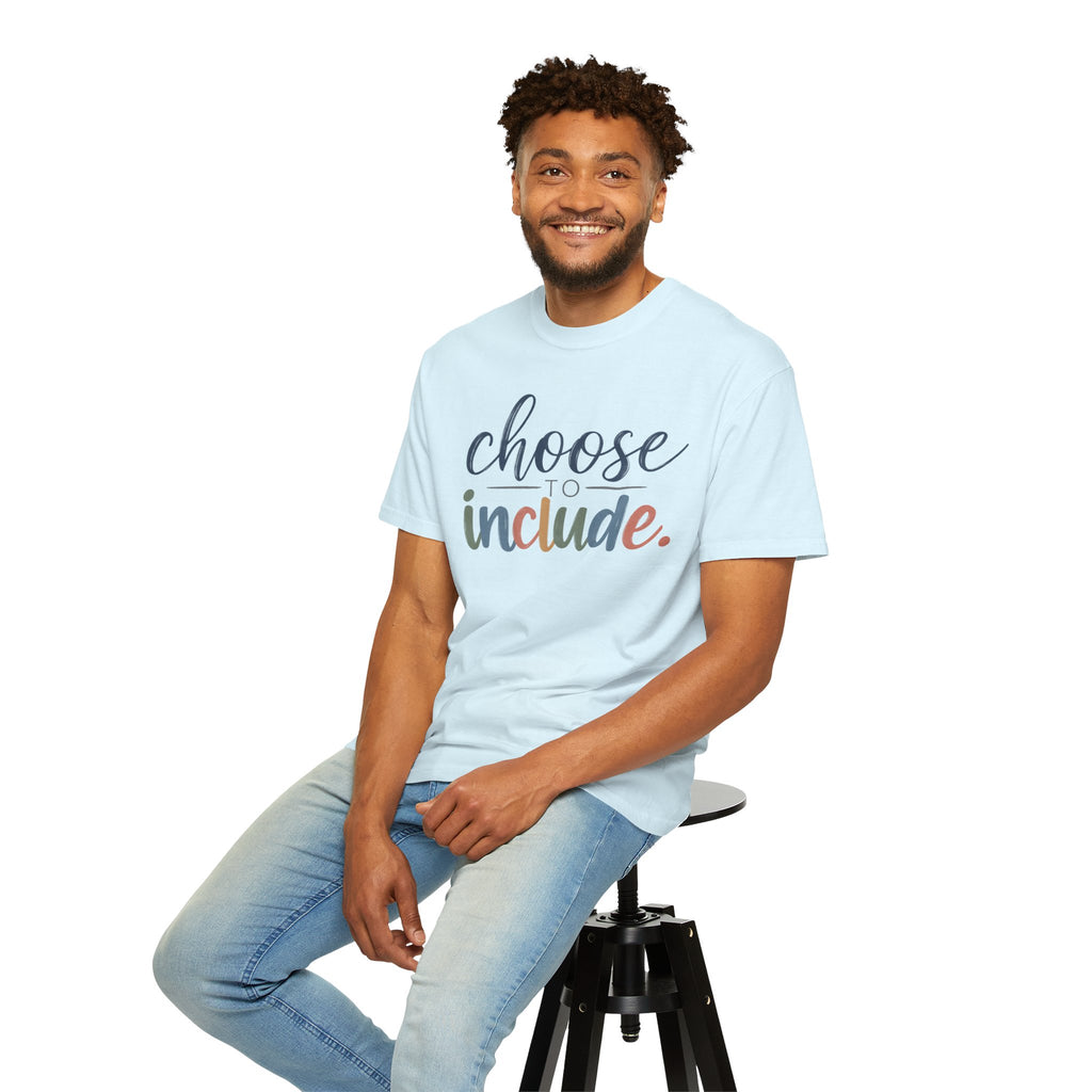 Choose To Include Shirt, Inclusion Pride Typography Tee, Autism Acceptance T-Shirt, Special Education Teacher Gift, Diversity Apparel