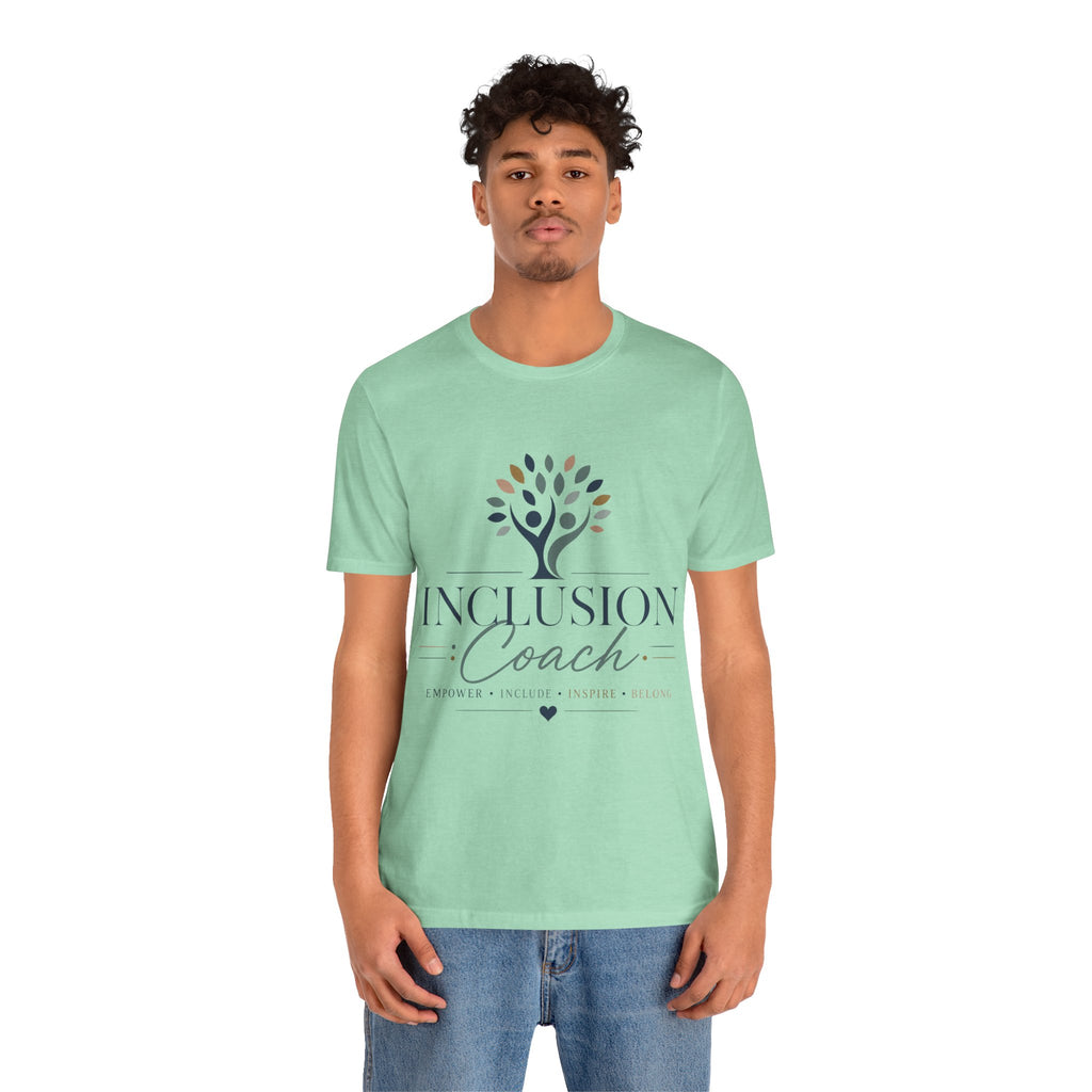 Inclusion Coach T-Shirt | Tree Logo, Empower Inclusivity, Diversity