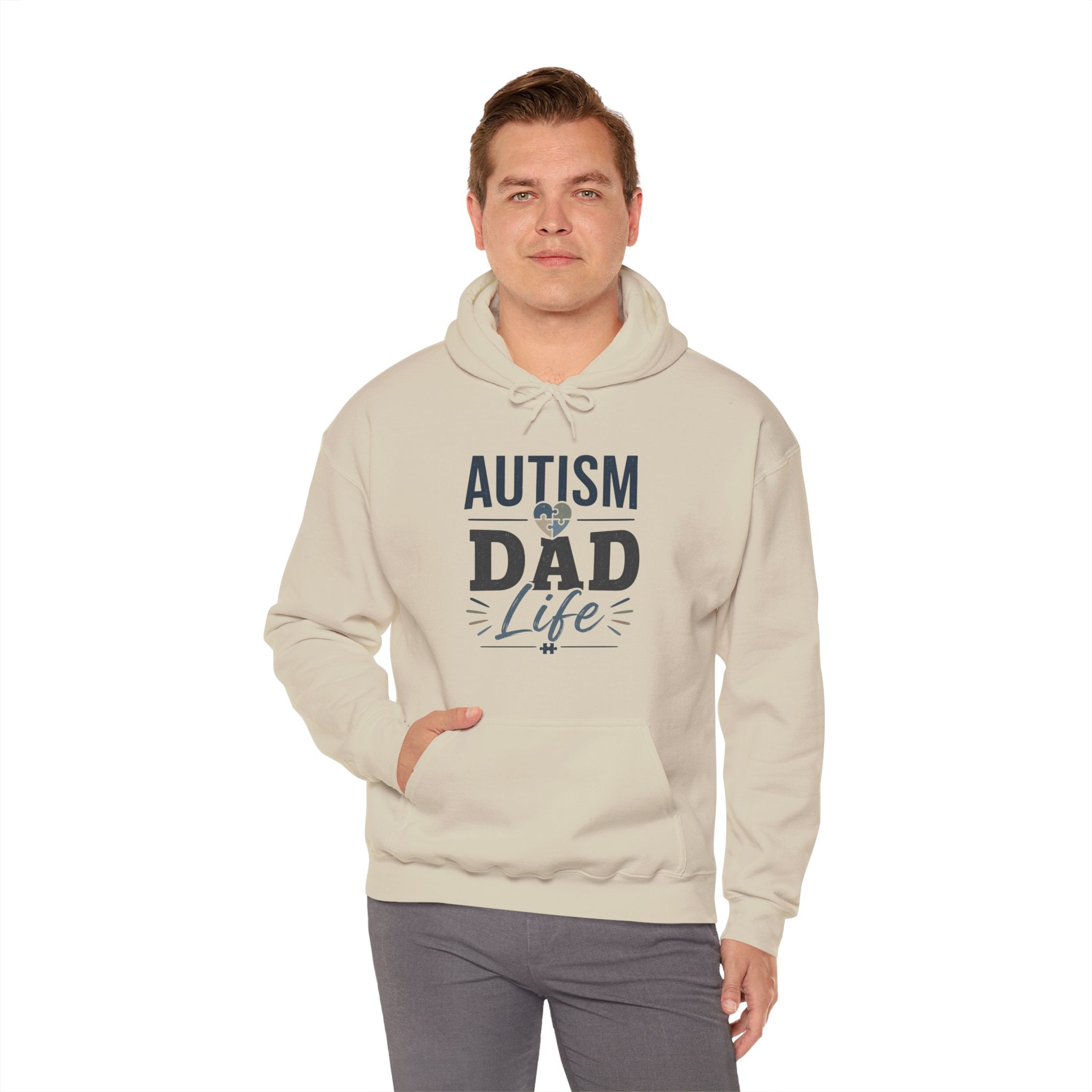 Autism Dad Life Hoodie | Autism Awareness Dad Sweatshirt
