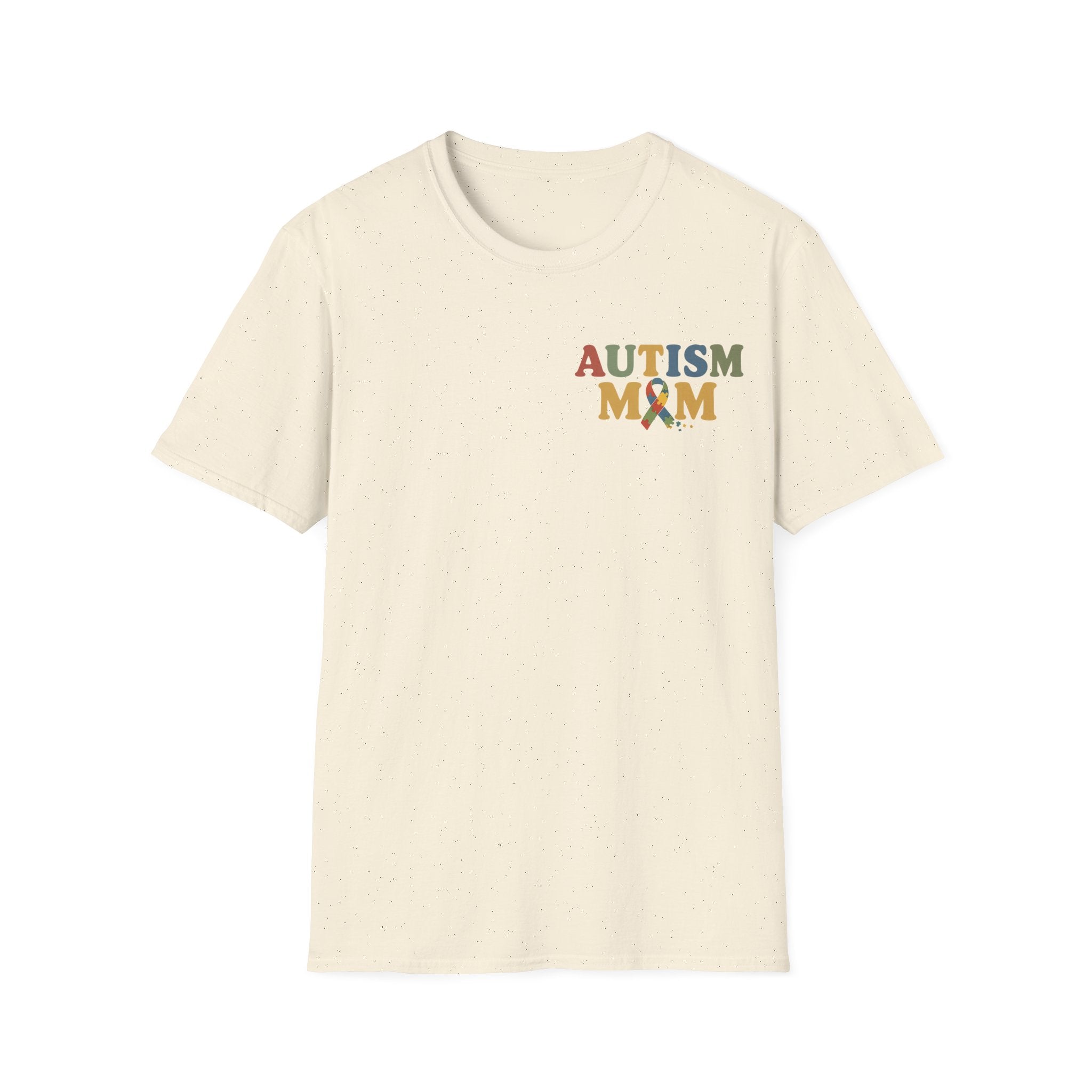 Autism Mom T-Shirt | Autism Awareness Ribbon, Supportive Mom Tee