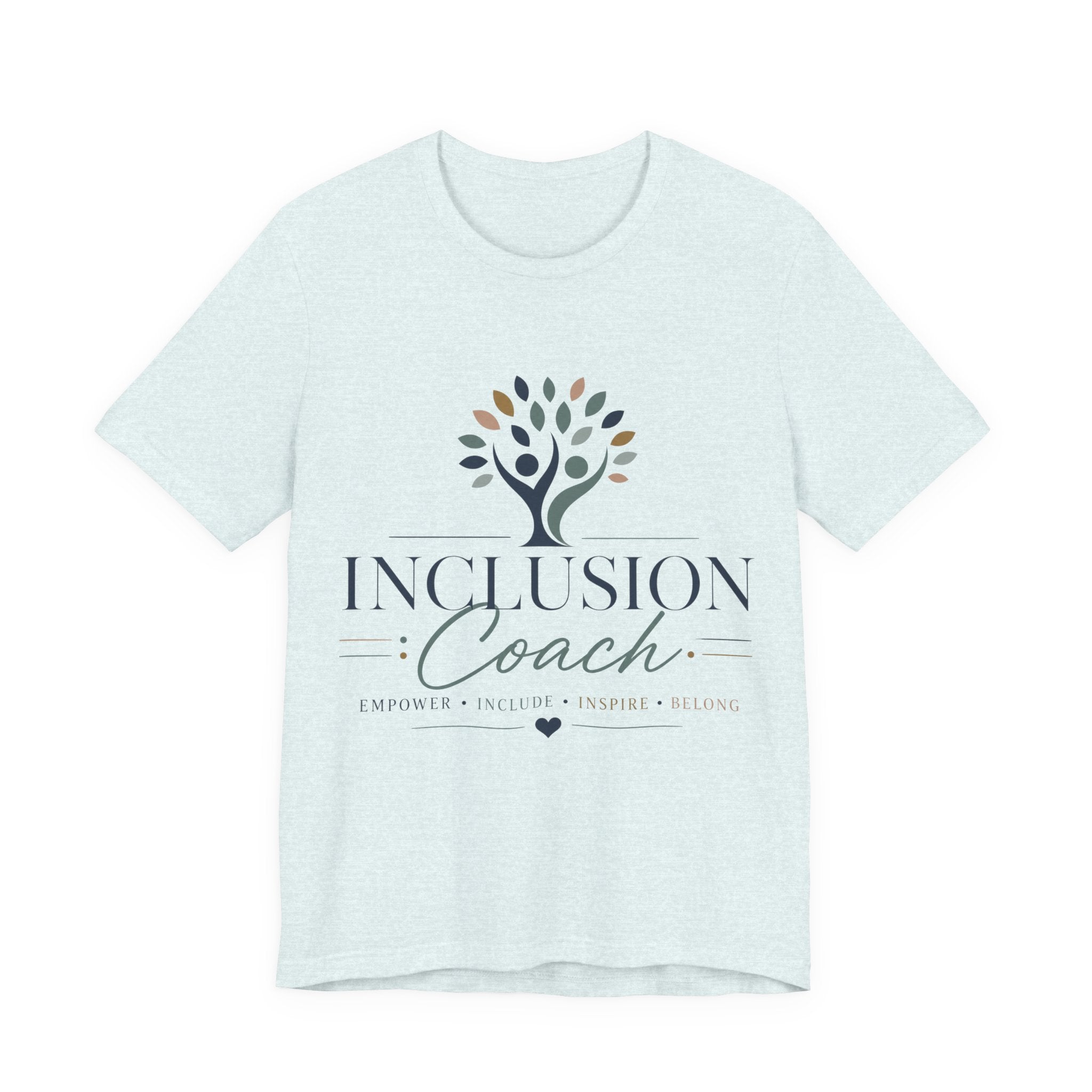 Inclusion Coach T-Shirt | Tree Logo, Empower Inclusivity, Diversity
