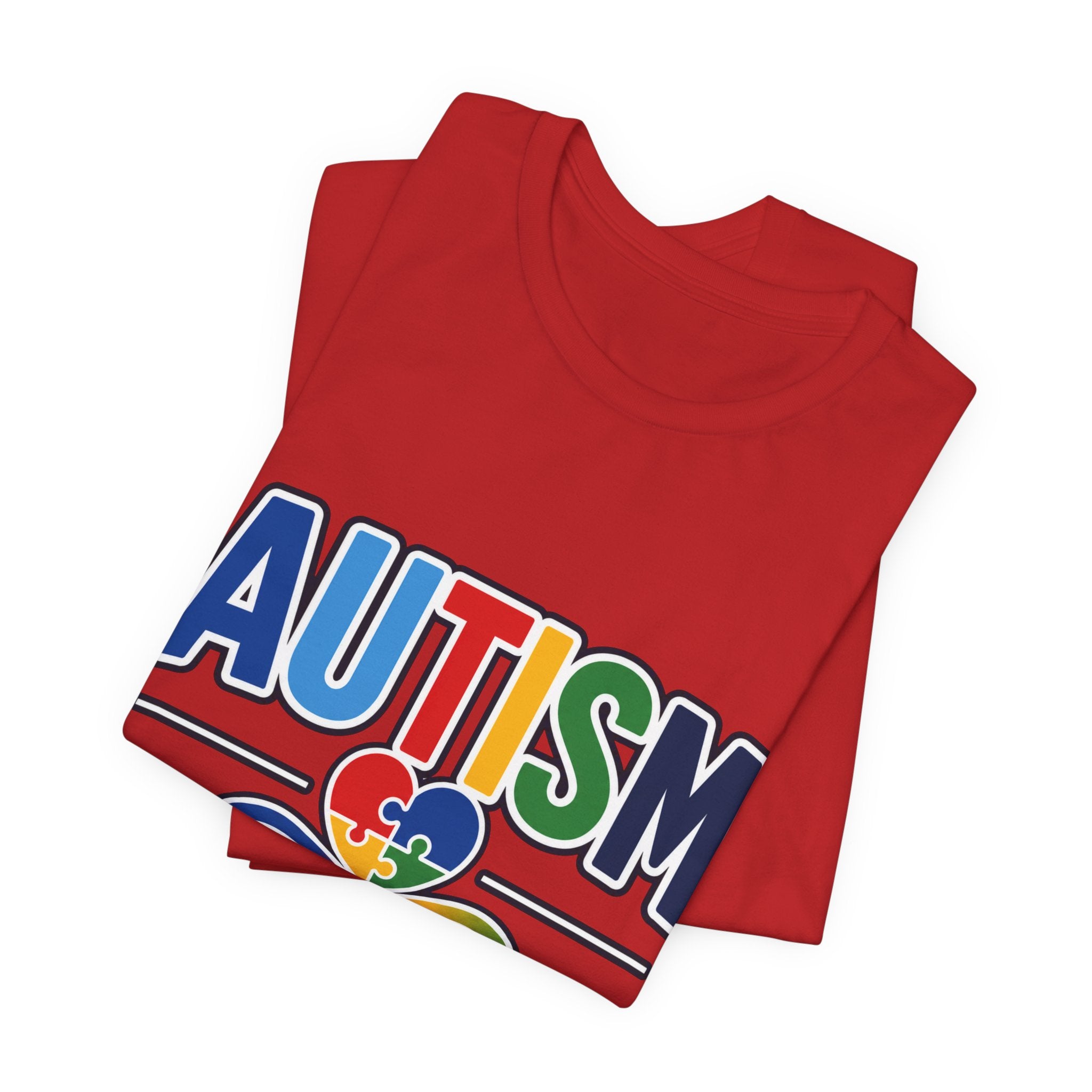 Autism Mom Shirt | Rainbow Puzzle Heart Infinity T-Shirt | Proud Autism Mom Tee | Autism Awareness & Acceptance Gift for Mothers