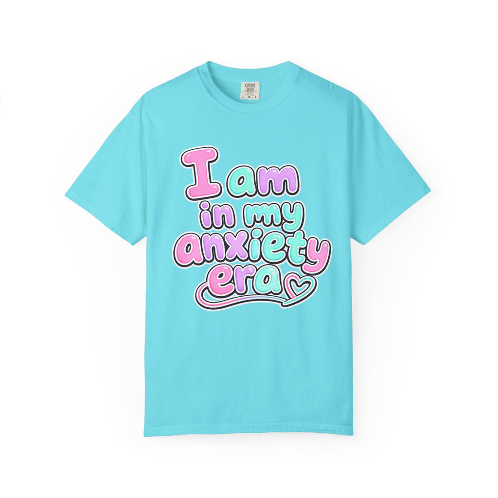 I Am In My Anxiety Era Shirt Anxiety Awareness T Shirt Mental Health Tee Cute Pastel Graphic Shirt Self Care Gift Unisex Apparel