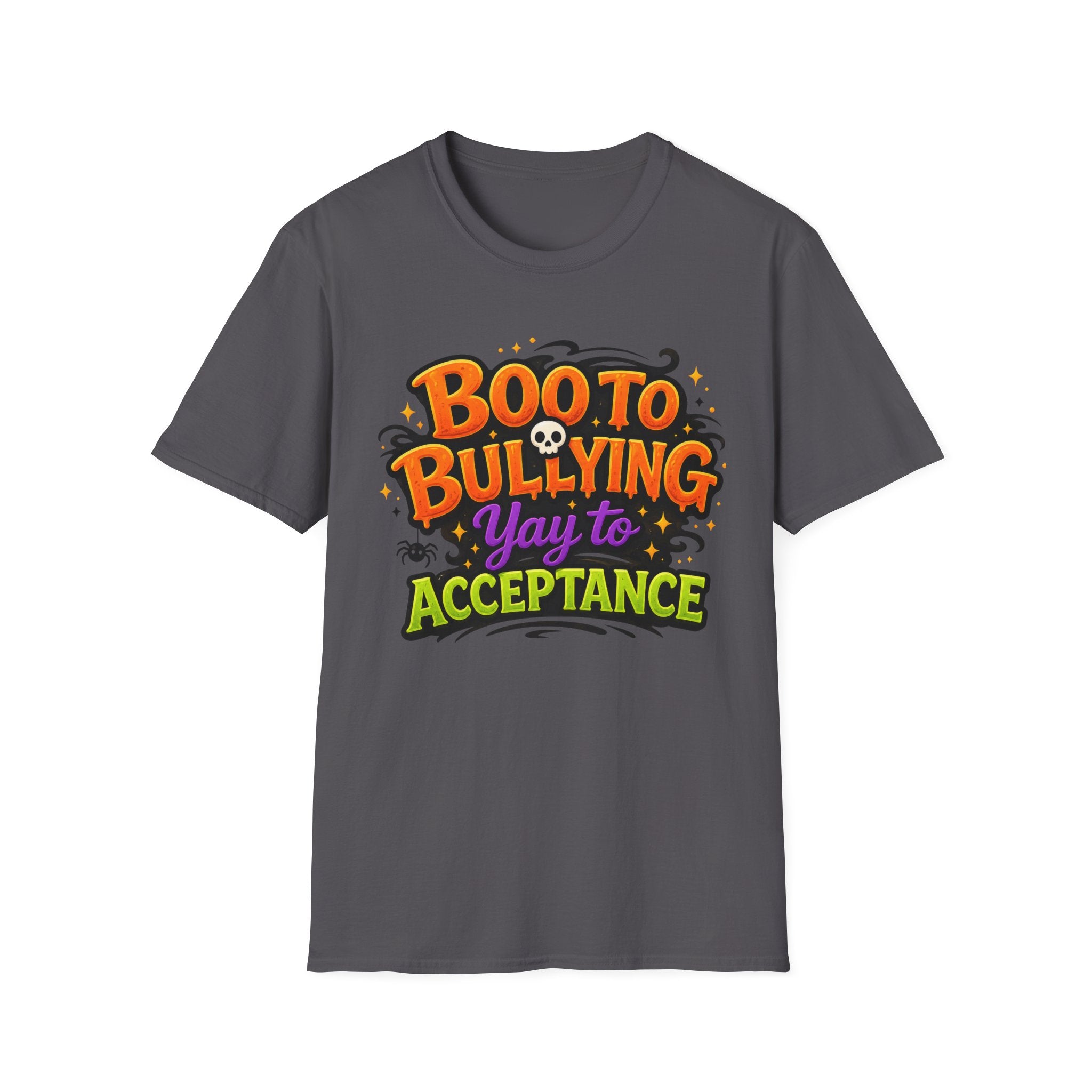 Boo to Bullying Halloween anti-bullying T-Shirt | Acceptance message
