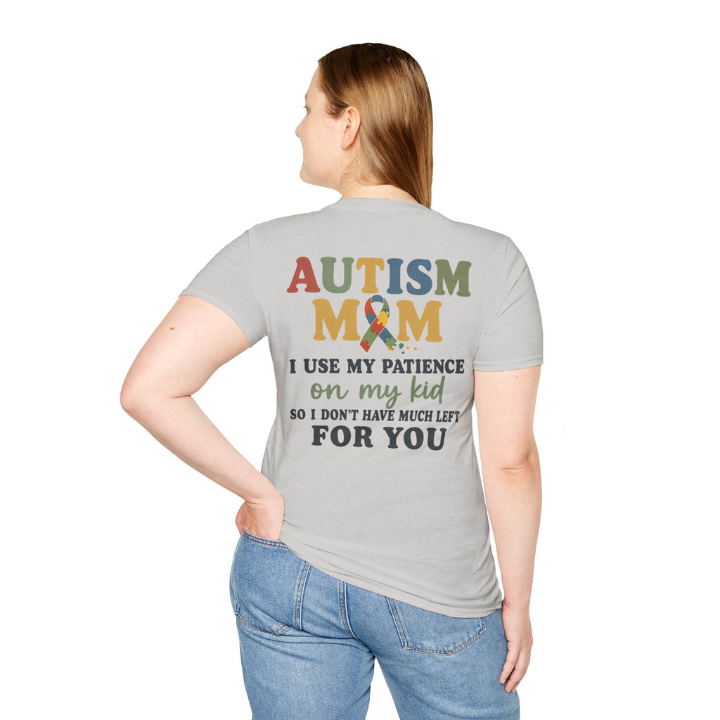 Autism Mom T-Shirt | Autism Awareness Ribbon, Supportive Mom Tee