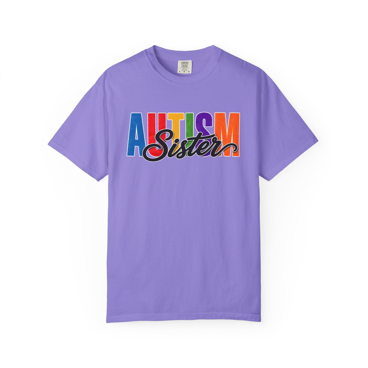 Autism Sister Shirt Proud Autism Sister T Shirt Autism Awareness Autism Acceptance Gift Puzzle Heart Special Needs Sibling Tee