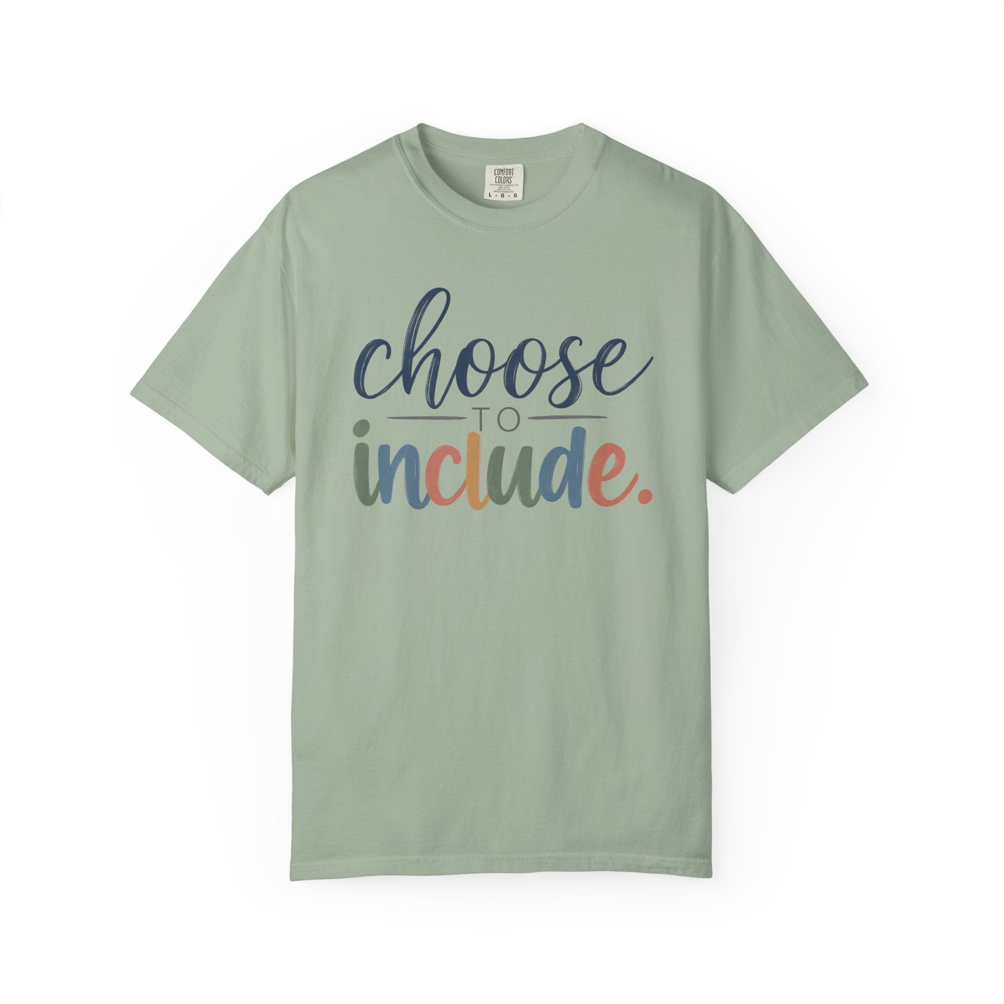 Choose To Include Shirt, Inclusion Pride Typography Tee, Autism Acceptance T-Shirt, Special Education Teacher Gift, Diversity Apparel