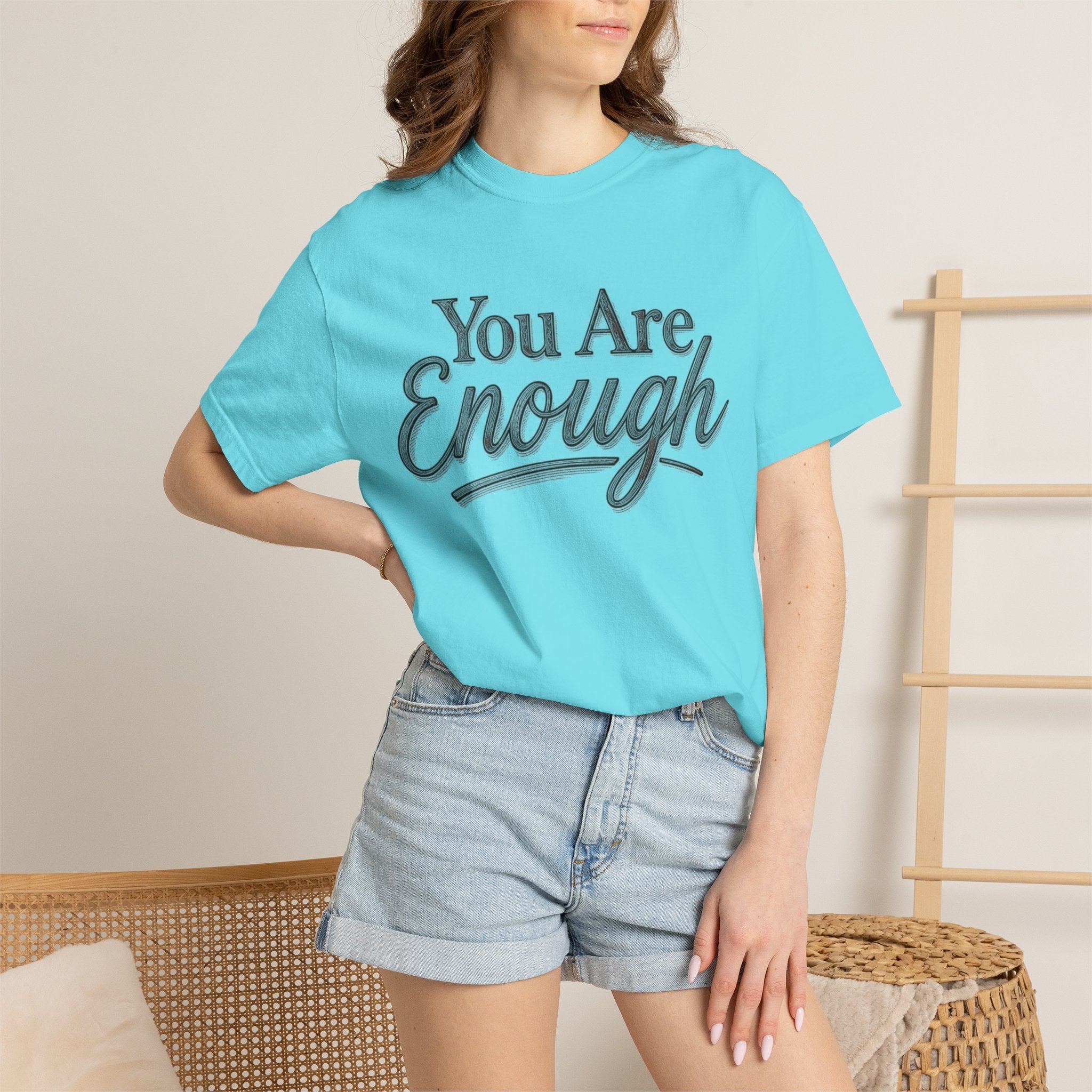 You Are Enough Shirt Inspirational T Shirt Positive Affirmation Tee Mental Health Awareness Shirt Self Love Gift Motivational Apparel