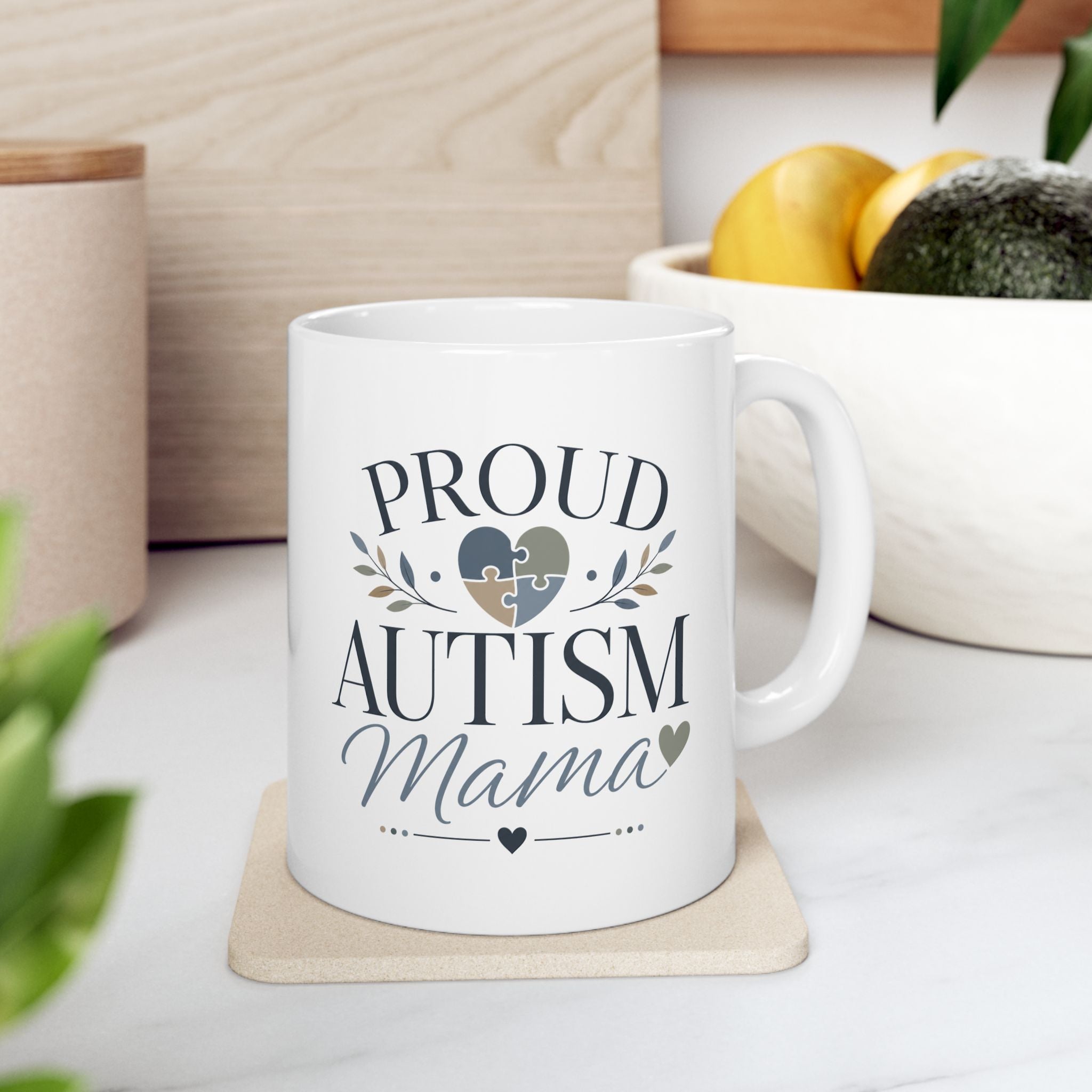 Autumn Mama Ceramic Mug – Proud Autumn Mom Coffee Cup (11oz, 15oz)